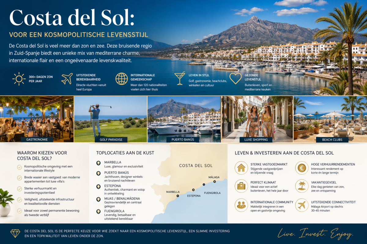 Costa del Sol: voor een kosmopolitische levensstijl