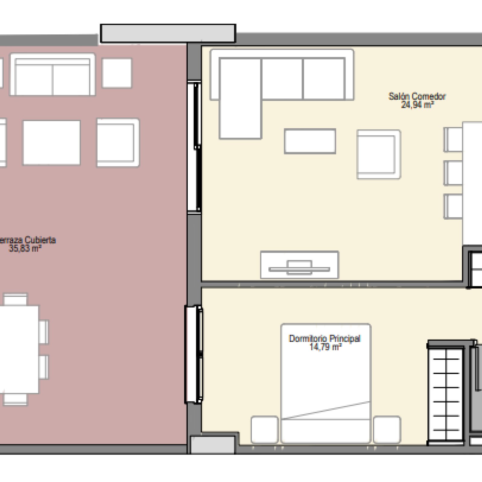 Gelijkvloers appartement met privétuin en overdekt terras – Los Tucanes, Isla Canela-10