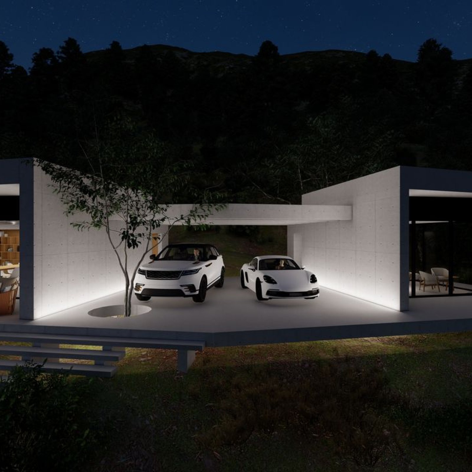 Exclusief perceel van 12.030 m² met architectenontwerp voor moderne villa in Benimantell-5
