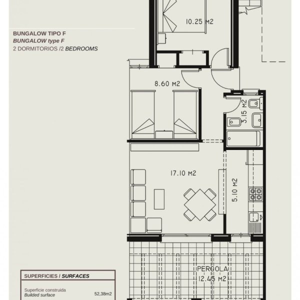 GELIJKVLOERSE BUNGALOW APPARTEMENTEN IN CALPE-17