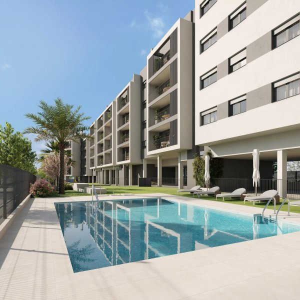 Nieuwbouwproject in Alicante, met vrij uitzicht over de stad.-2