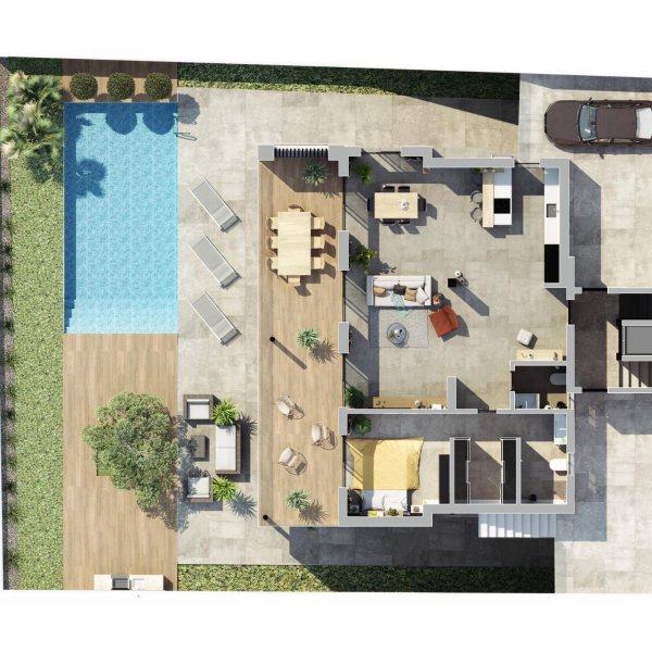 Nieuwbouwwoningen met uitzicht op de golfbaan in Ciudad Quesada-18