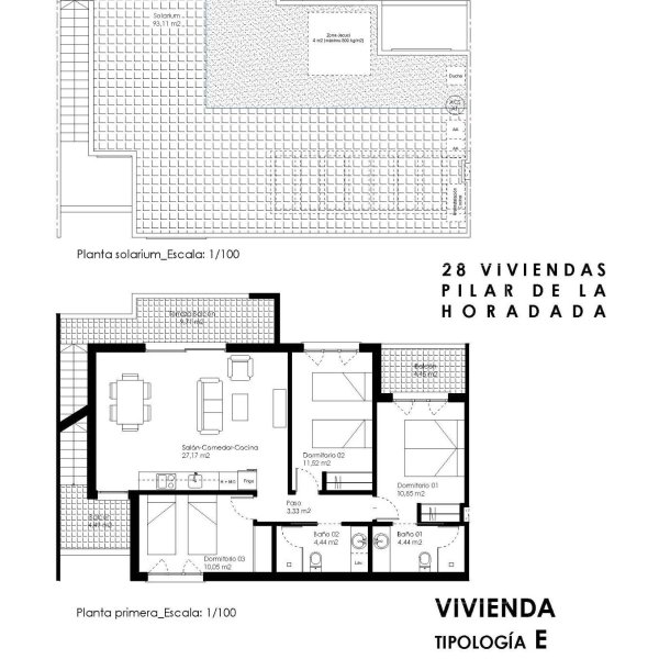 Nieuwbouwnieuwe bungalows met solarium of tuin in Pilar de la Horadada-37