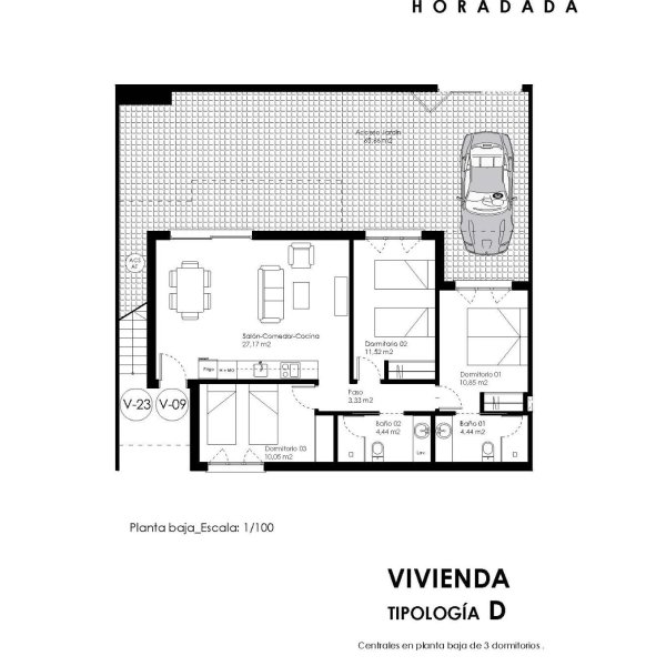 Nieuwbouwnieuwe bungalows met solarium of tuin in Pilar de la Horadada-32