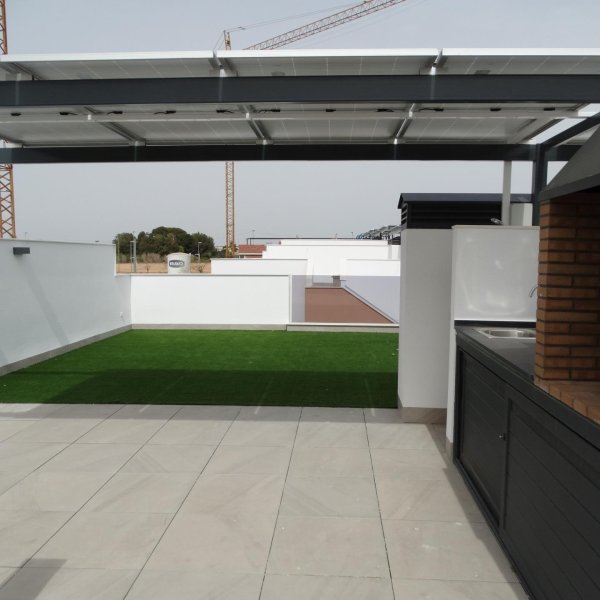 Nieuwbouwnieuwe bungalows met solarium of tuin in Pilar de la Horadada-33
