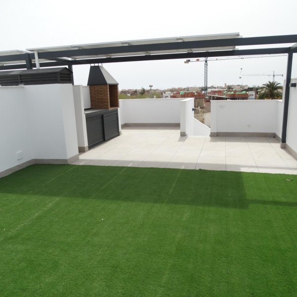 Nieuwbouwnieuwe bungalows met solarium of tuin in Pilar de la Horadada-35