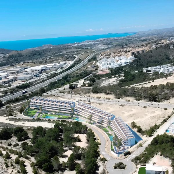 Exclusieve nieuwbouwwoningen met uitzicht op zee in Finestrat, Alicante-2