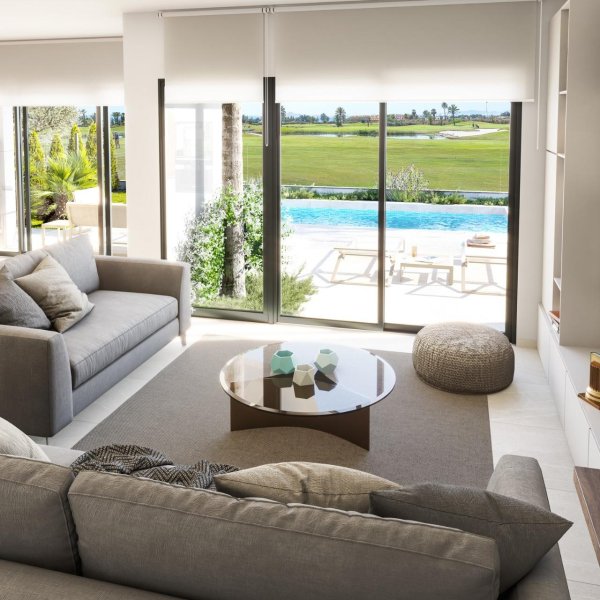 Nieuwbouw woningen aan de eerste lijn van La Serena Golf in Los Alcázares-10