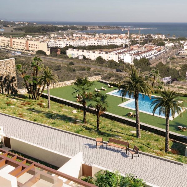 Nieuwbouwappartementen met uitzicht op zee in Vera Playa, Almería-3