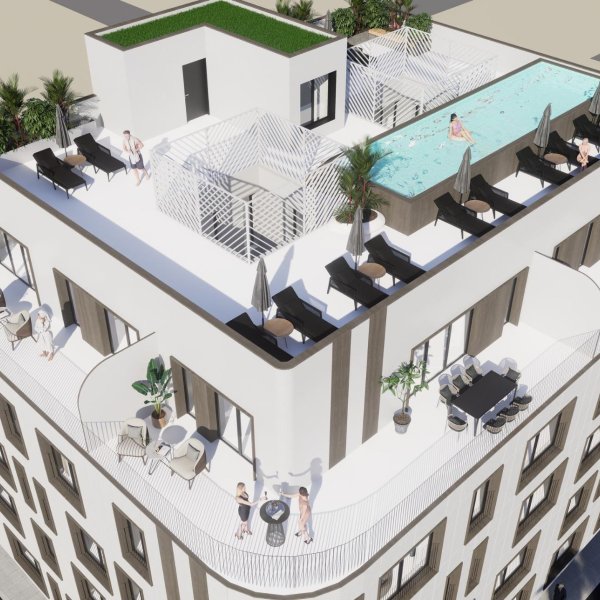 Stijlvol woongebouw op 60 m van het strand El Acequion in Torrevieja-3
