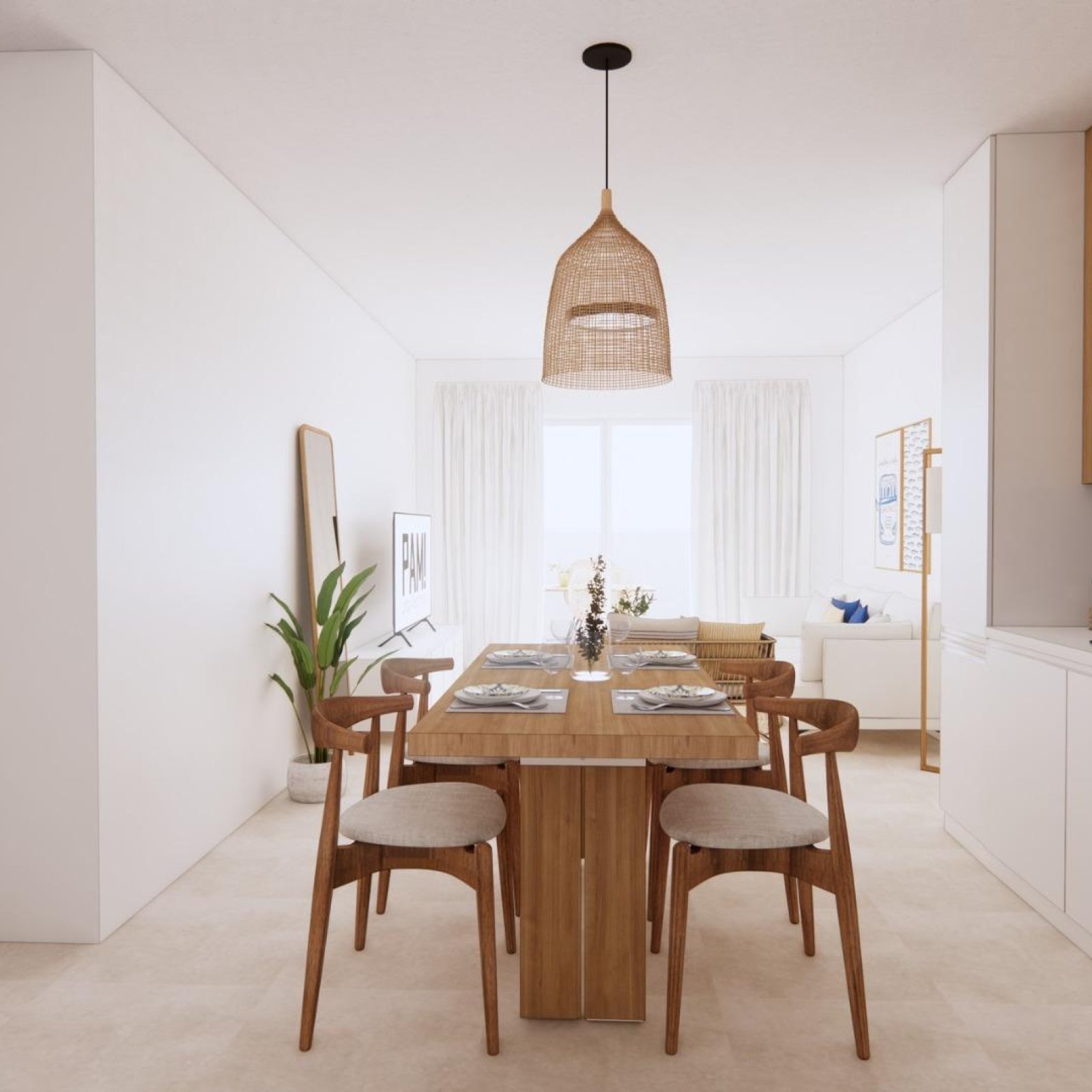 Nieuwe mediterrane appartementen op slechts 140 m van het strand in Torre de la Horadada-17