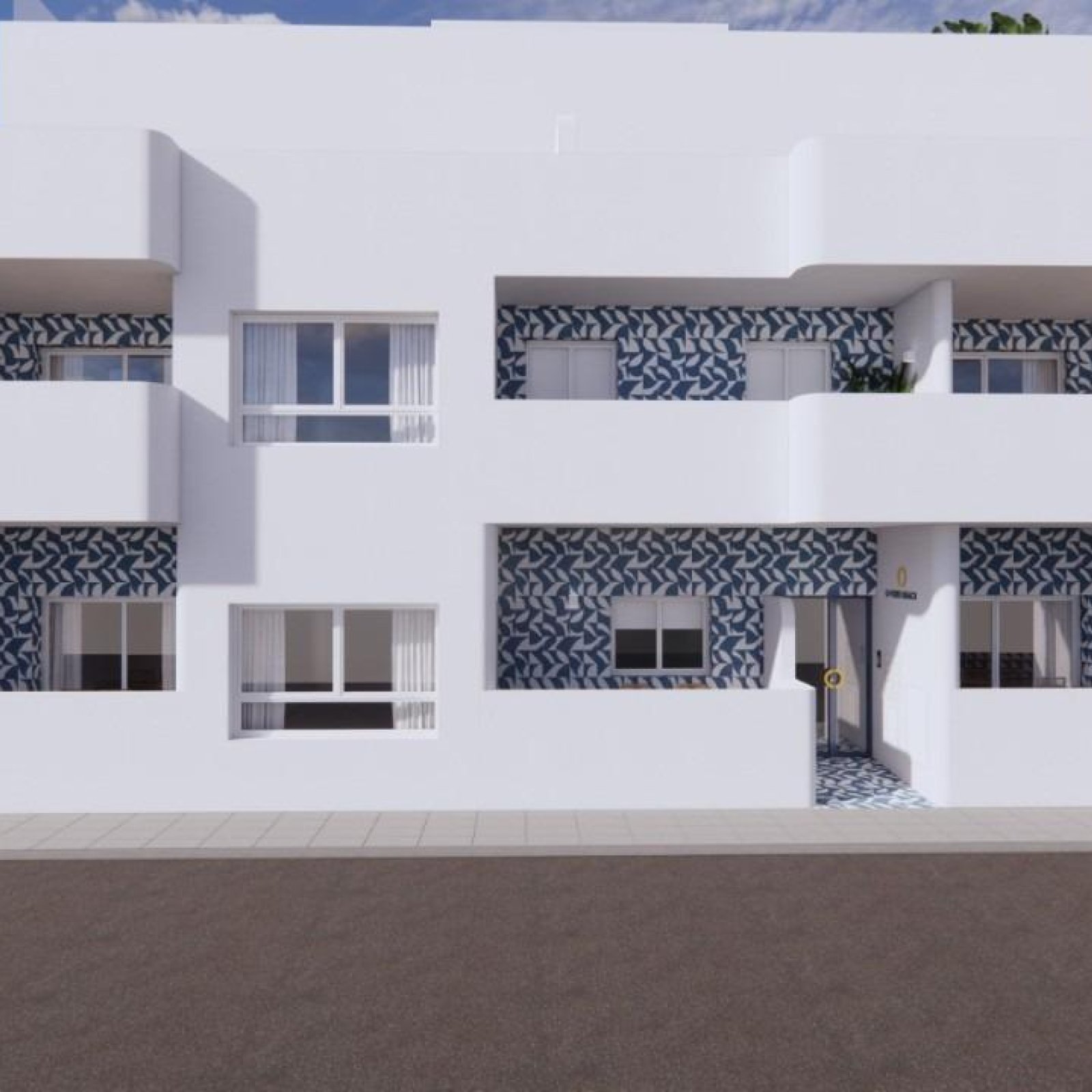Nieuwe mediterrane appartementen op slechts 140 m van het strand in Torre de la Horadada-10