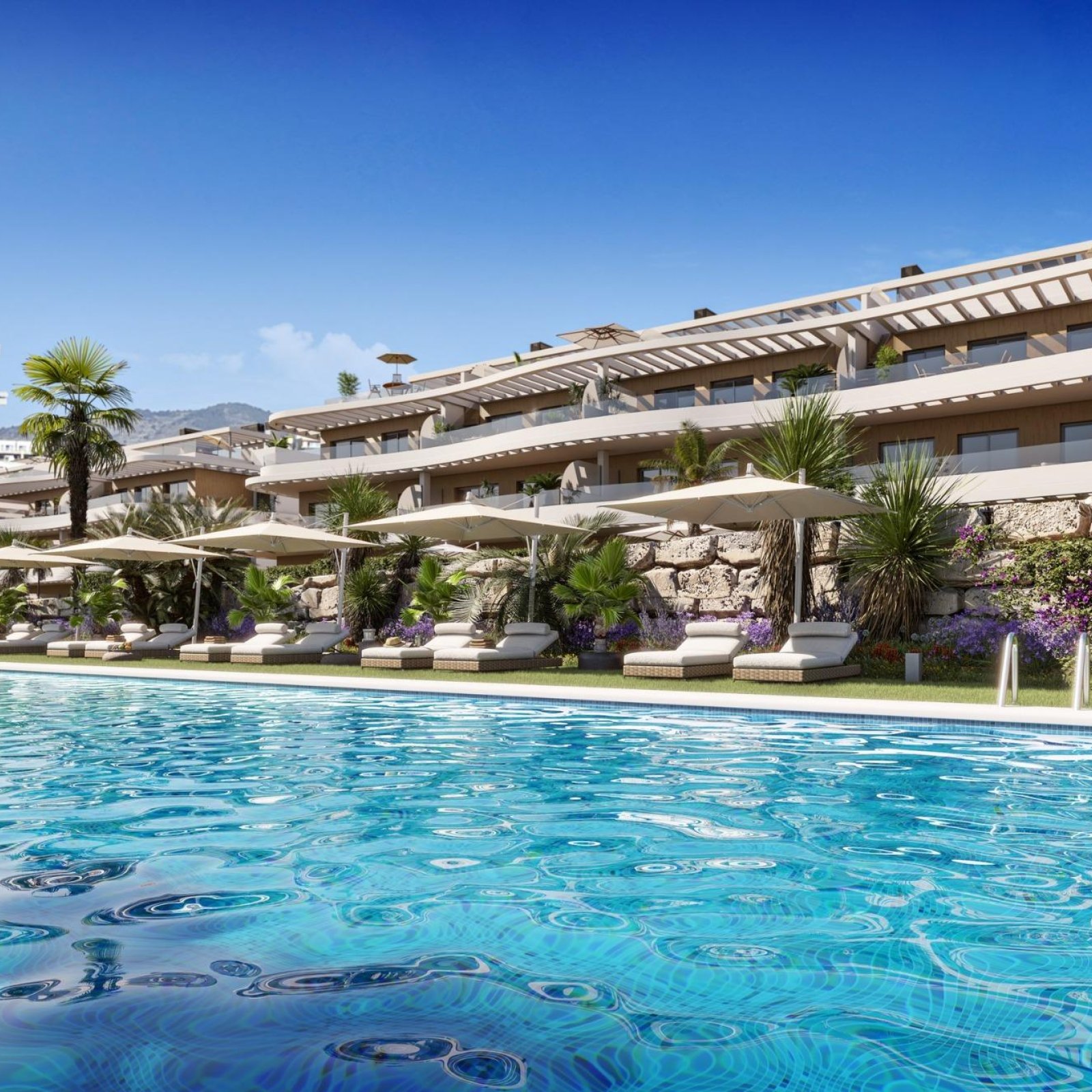Luxe nieuwbouwappartementen en villa's met panoramisch uitzicht op zee in Finestrat-4