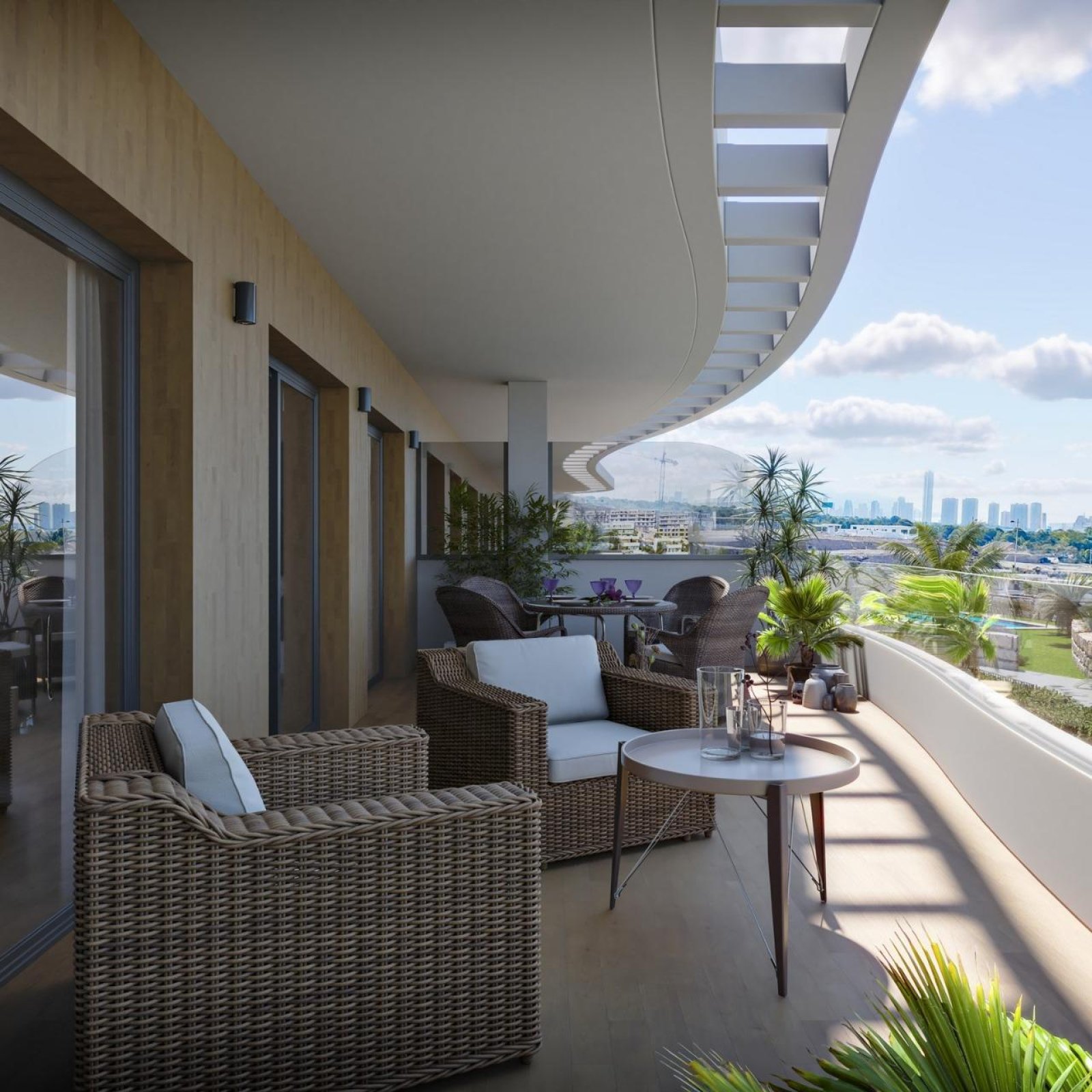 Luxe nieuwbouwappartementen en villa's met panoramisch uitzicht op zee in Finestrat-1