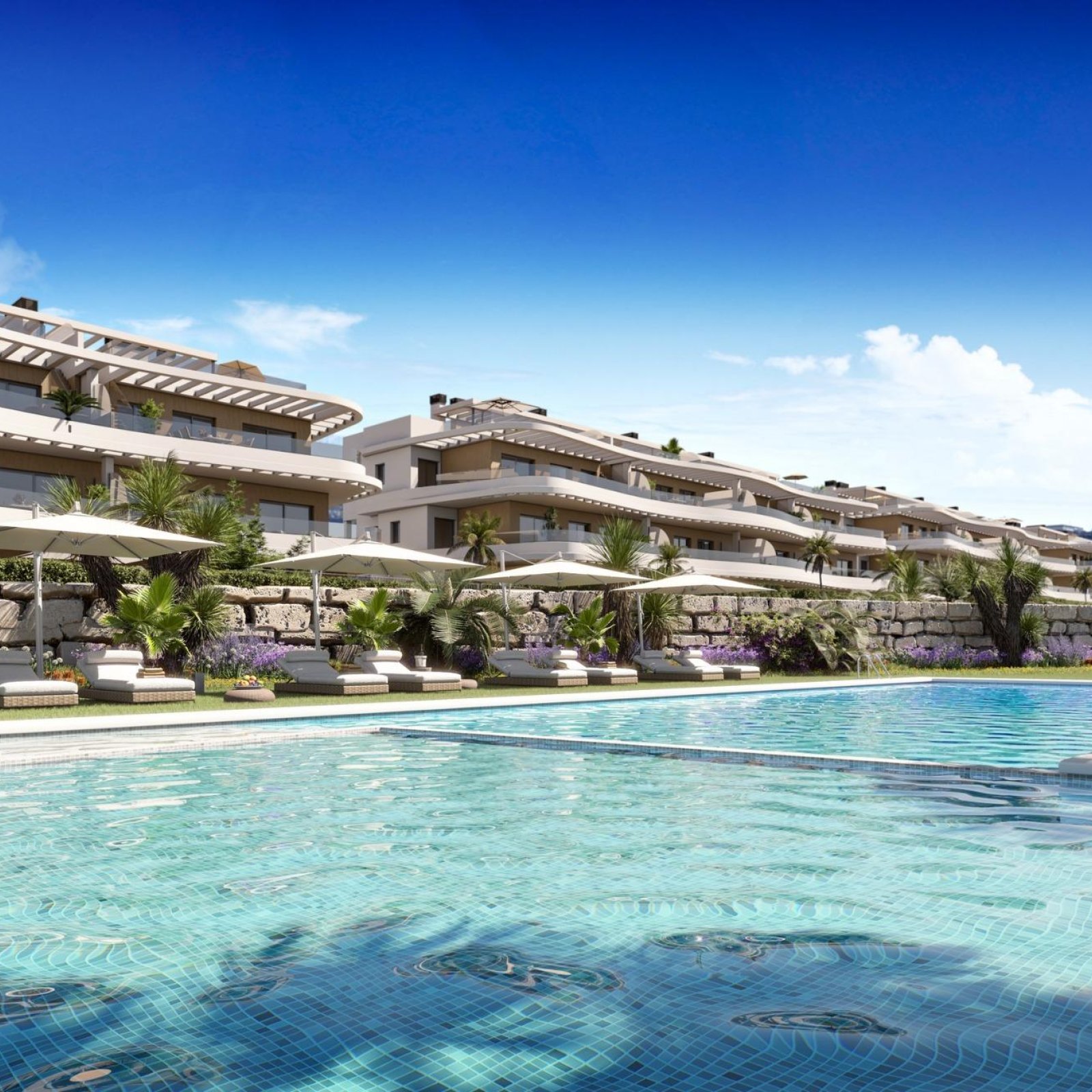 Luxe nieuwbouwappartementen en villa's met panoramisch uitzicht op zee in Finestrat-2