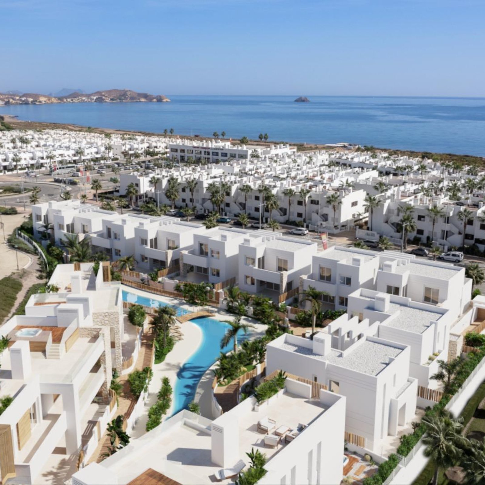 Nieuwbouwwoningen en bungalows op slechts 250 meter van het strand in Mar de Pulpí-6