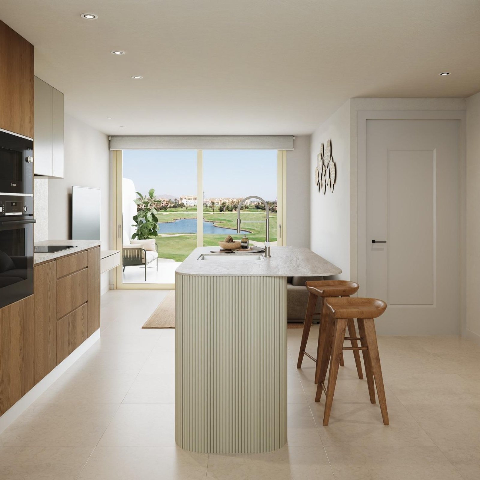 Nieuwbouw wooncomplex in Los Alcázares aan de frontlinie van Serena Golf-8