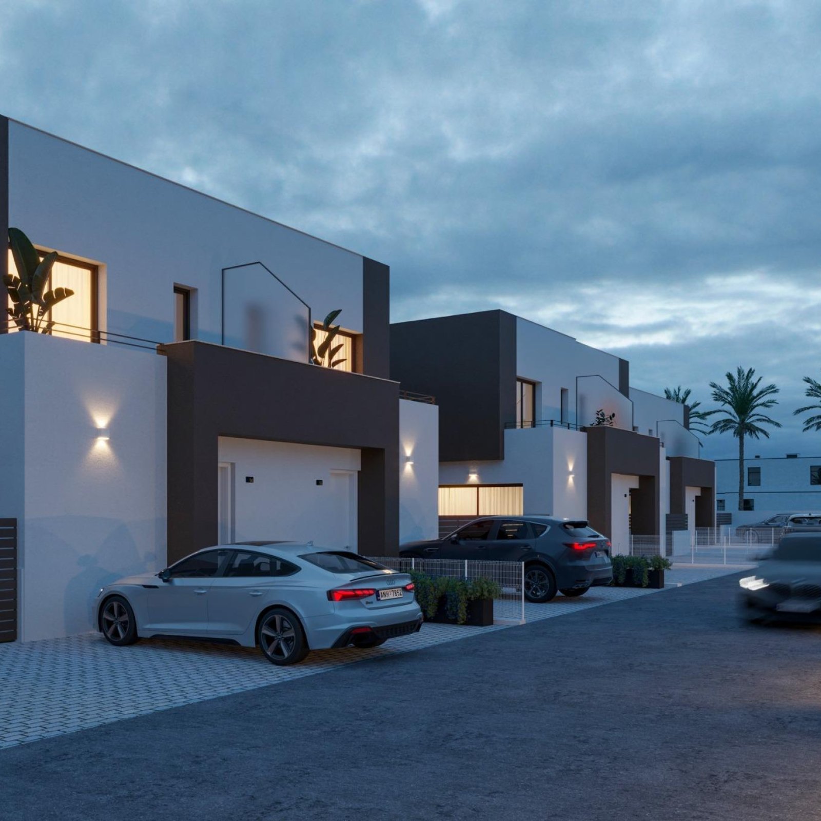 Nieuwe halfvrijstaande villa's aan zee in La Marina - El Pinet Beach-23