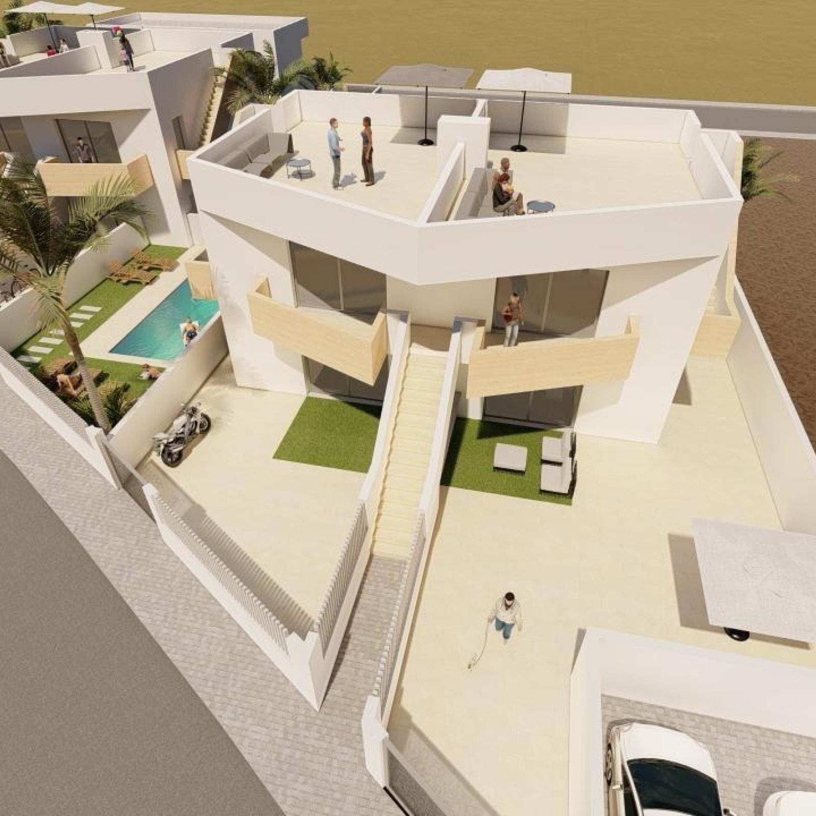 Nieuwbouwwoningen op slechts 200 meter van het strand in Puerto de Mazarrón-5