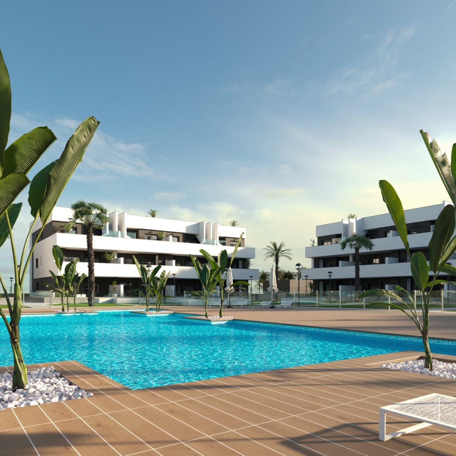 Nieuwbouw appartementen met toeristische vergunning en uitzicht op de lagune in El Raso Guardamar del Segura-2