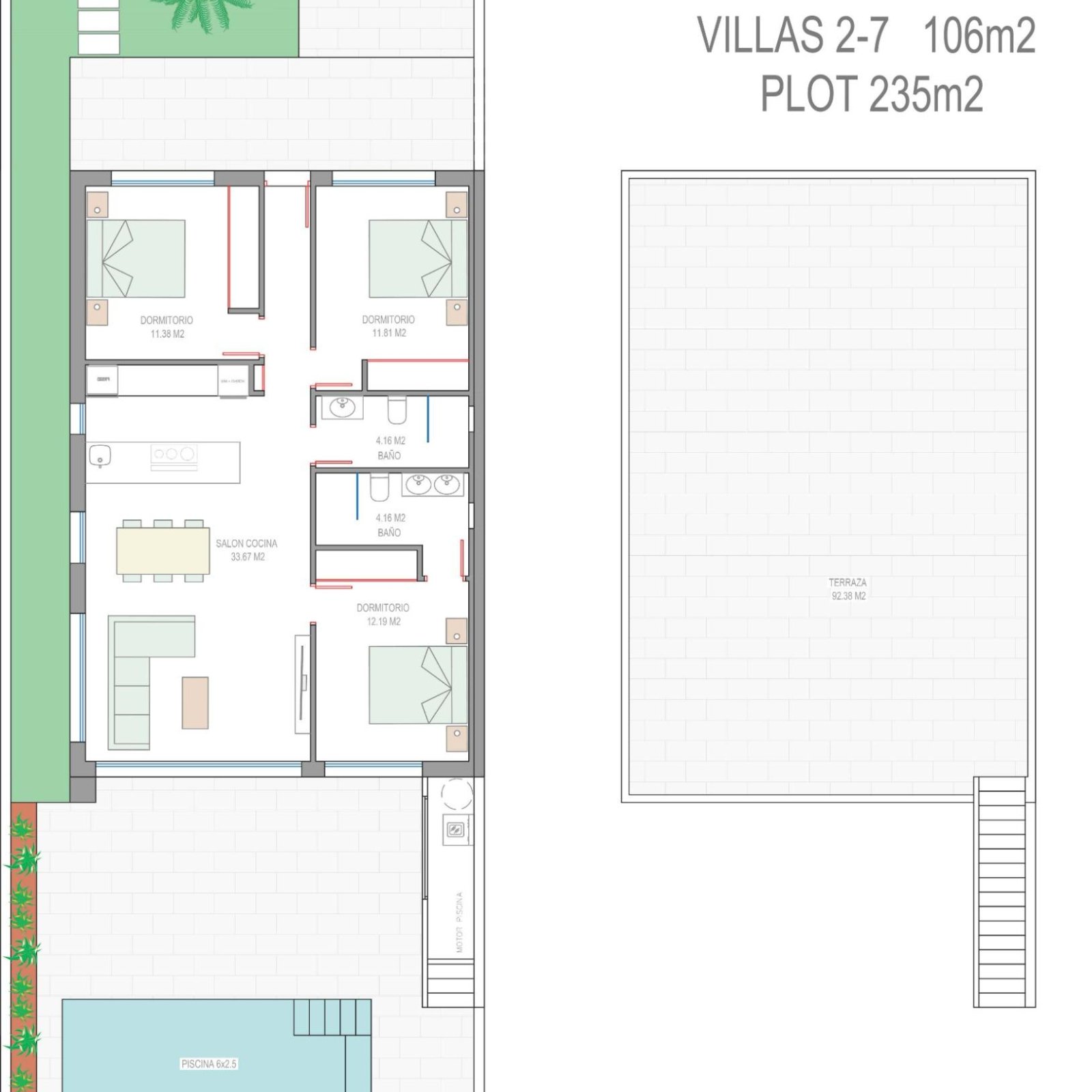 Nieuwbouwwoningen nabij Serena Golf in Los Alcázares-38