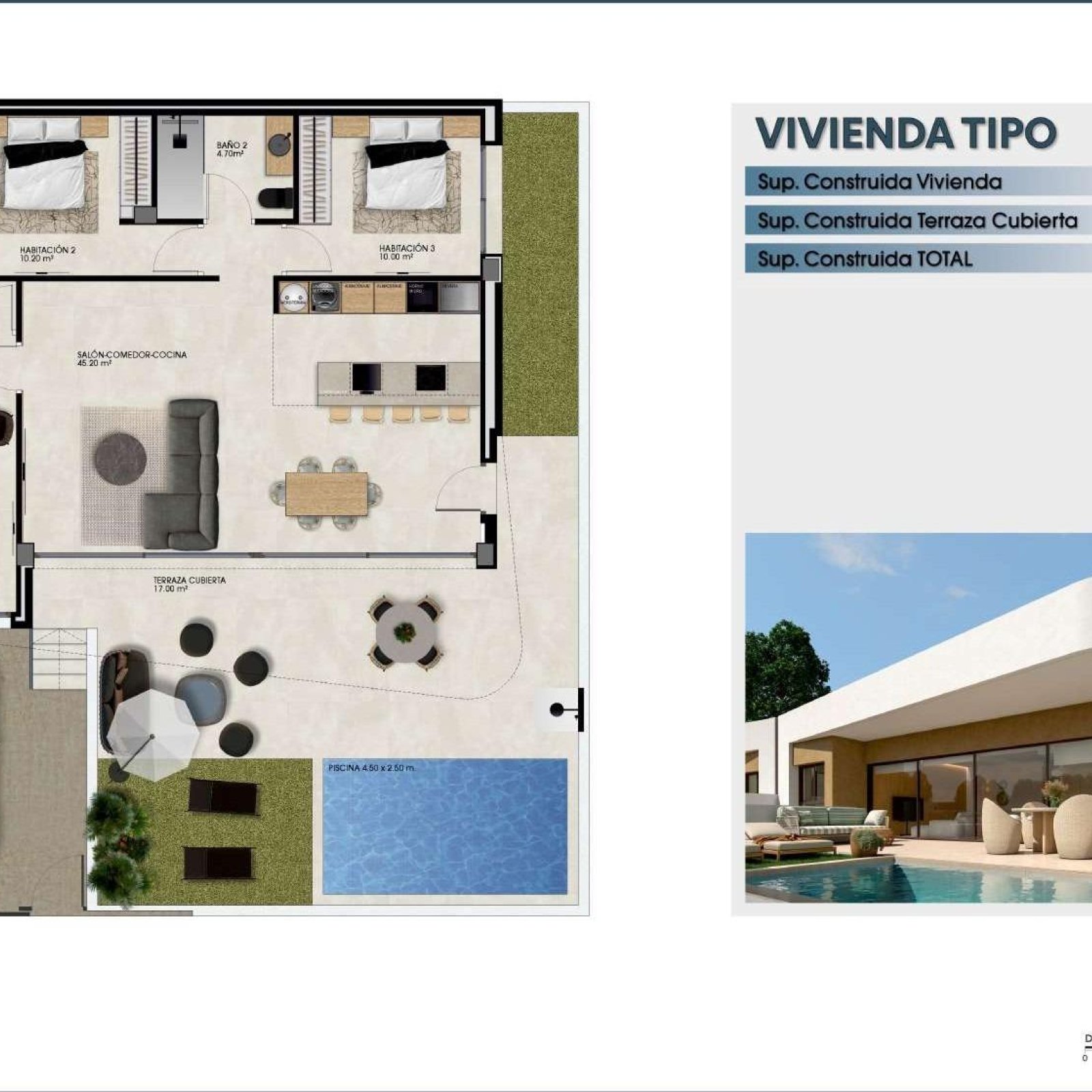 Nieuwbouwwoningen met privézwembad in Dolores, Alicante-16