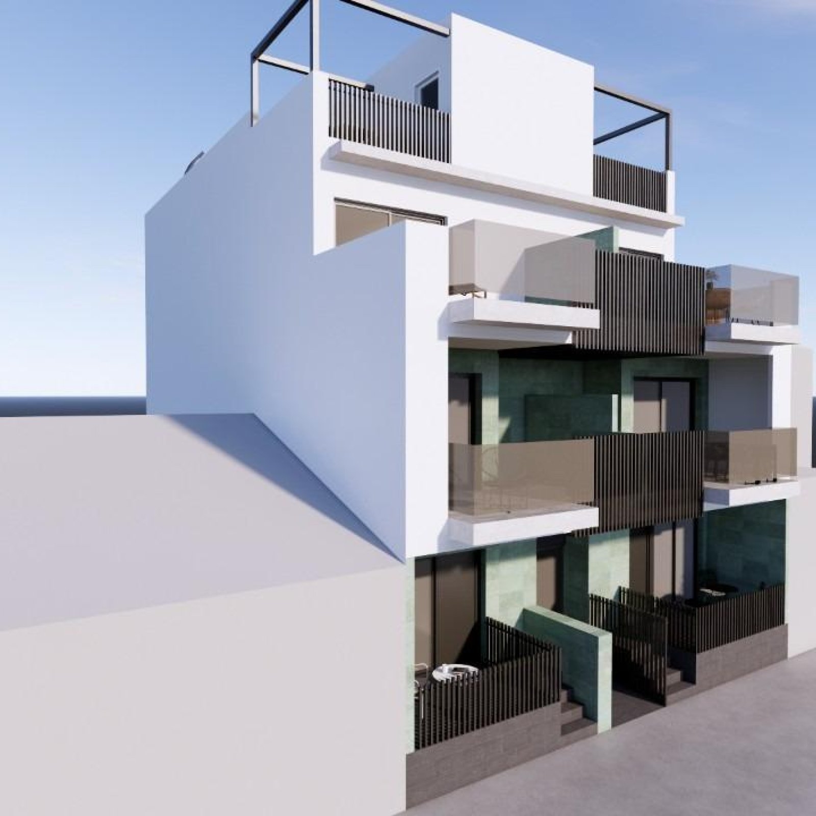 Nieuwe mediterrane appartementen op slechts 100 meter van het strand in Torre de la Horadada-16