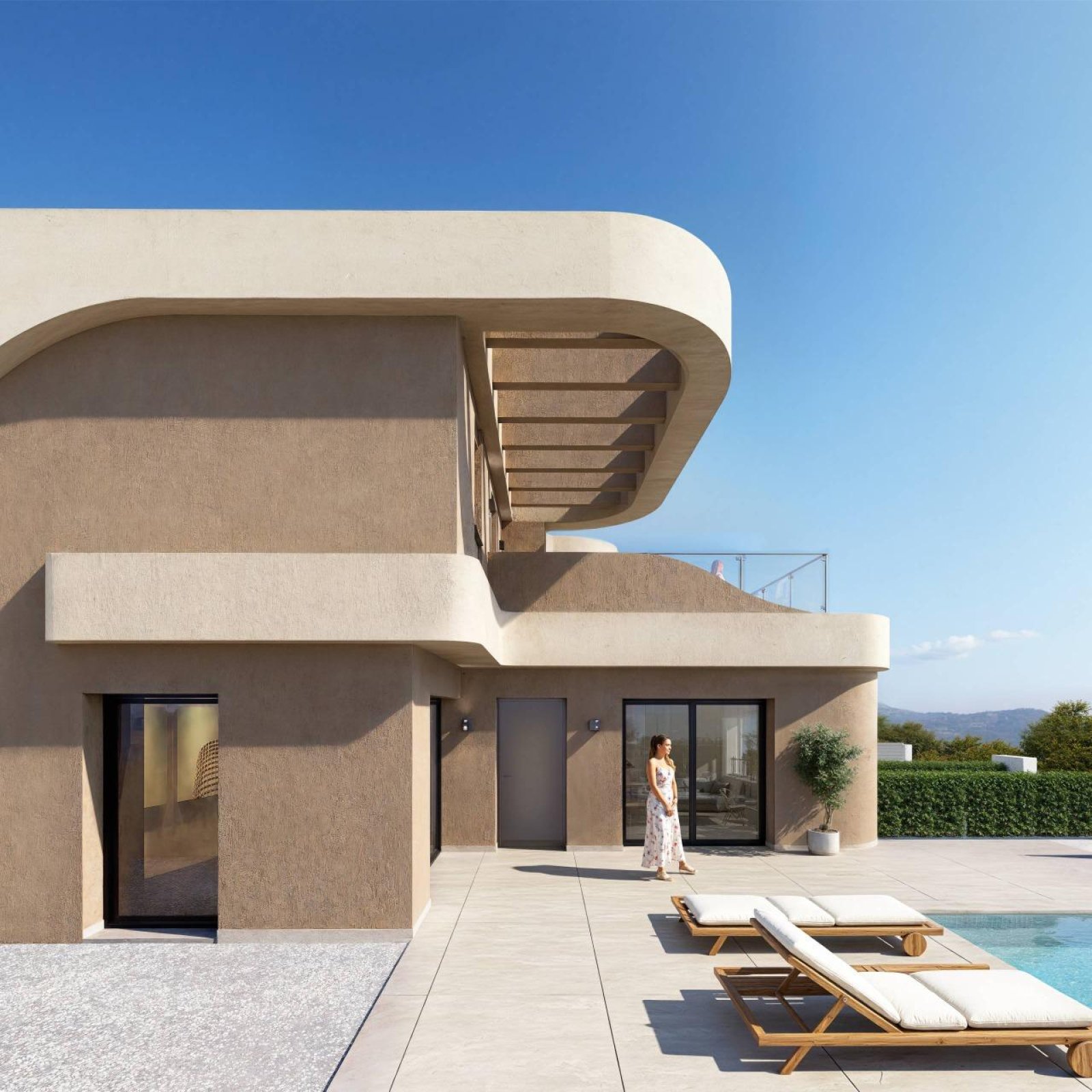Moderne halfvrijstaande villa's in Daya Nueva met een eigentijds ontwerp en uitstekende verbindingen-5