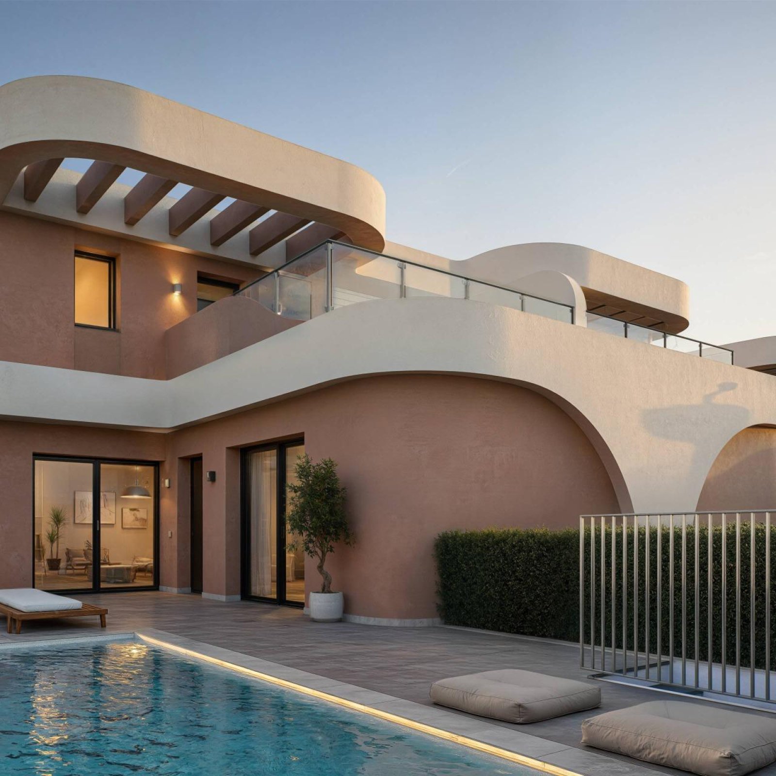 Moderne halfvrijstaande villa's in Daya Nueva met een eigentijds ontwerp en uitstekende verbindingen-9