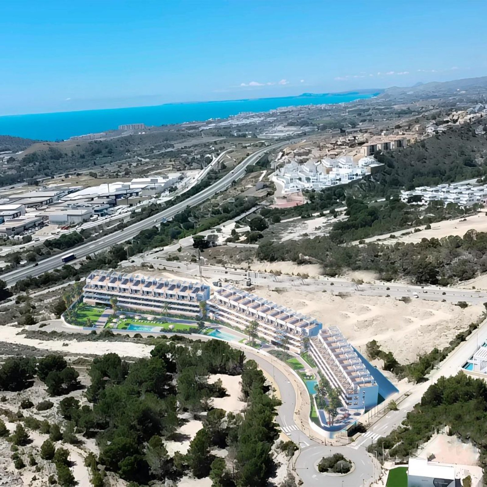 Exclusieve nieuwbouwwoningen met uitzicht op zee in Finestrat, Alicante-3