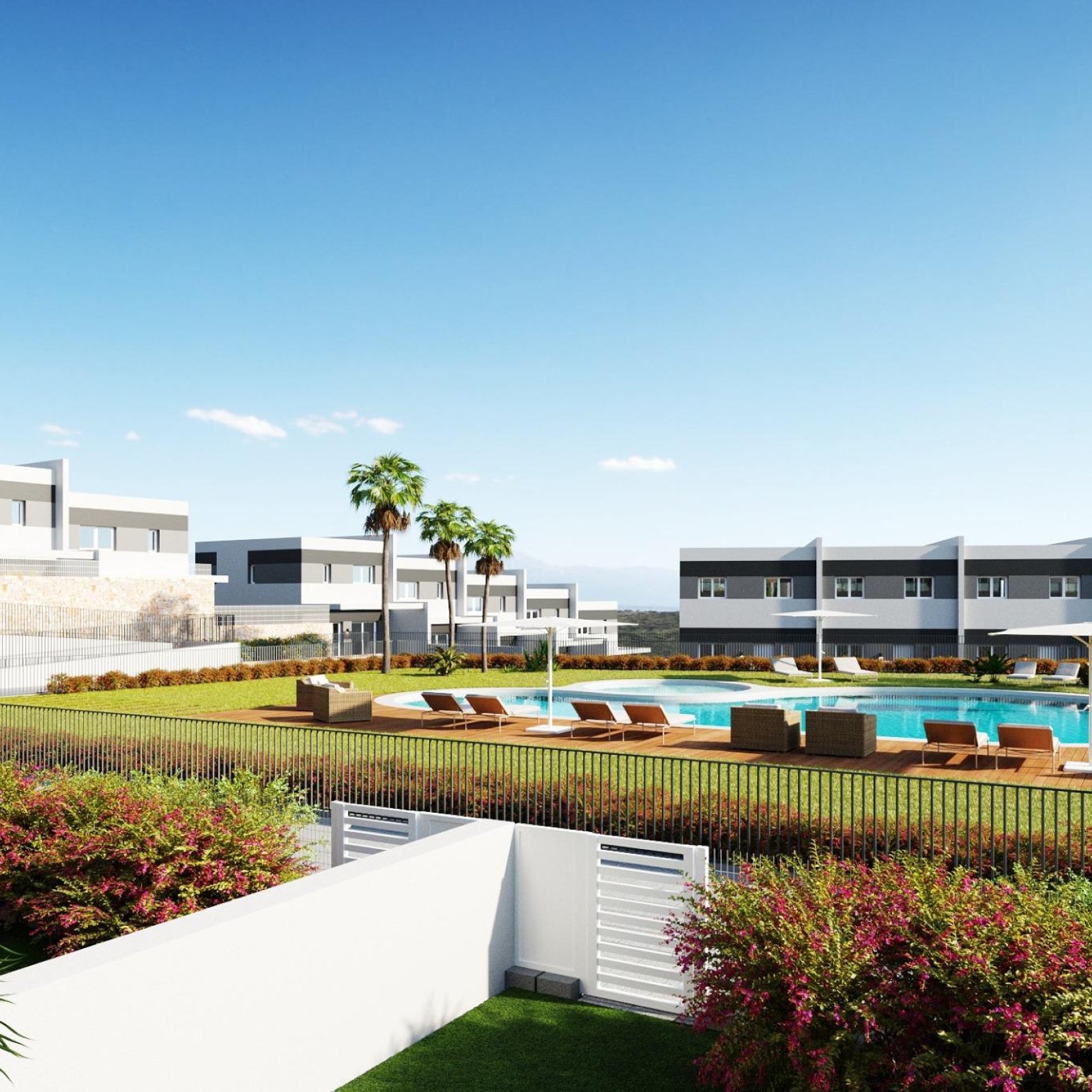 Moderne herenhuizen met 3 slaapkamers te koop in Balcon de Finestrat Costa Blanca-5