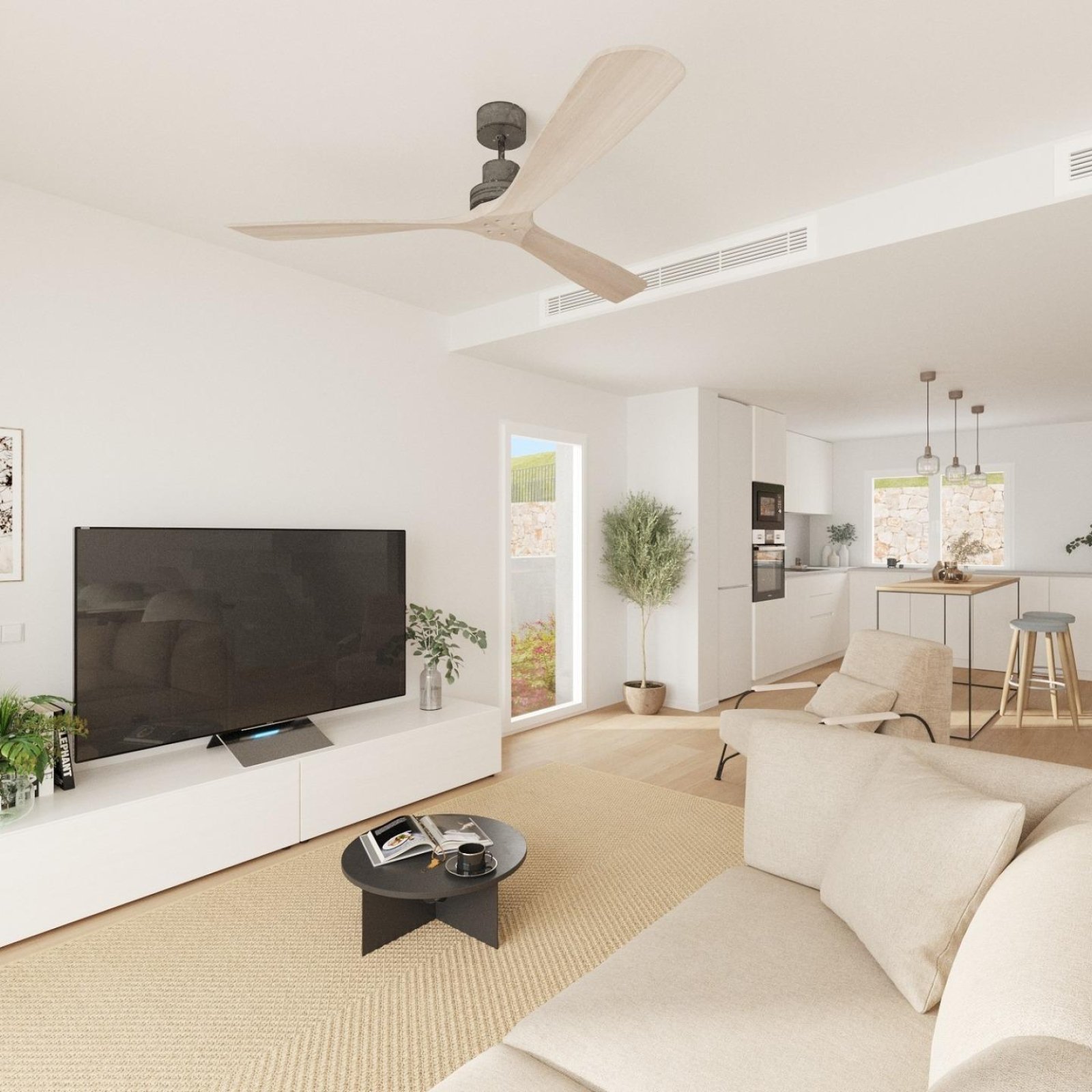 Moderne herenhuizen met 3 slaapkamers te koop in Balcon de Finestrat Costa Blanca-8