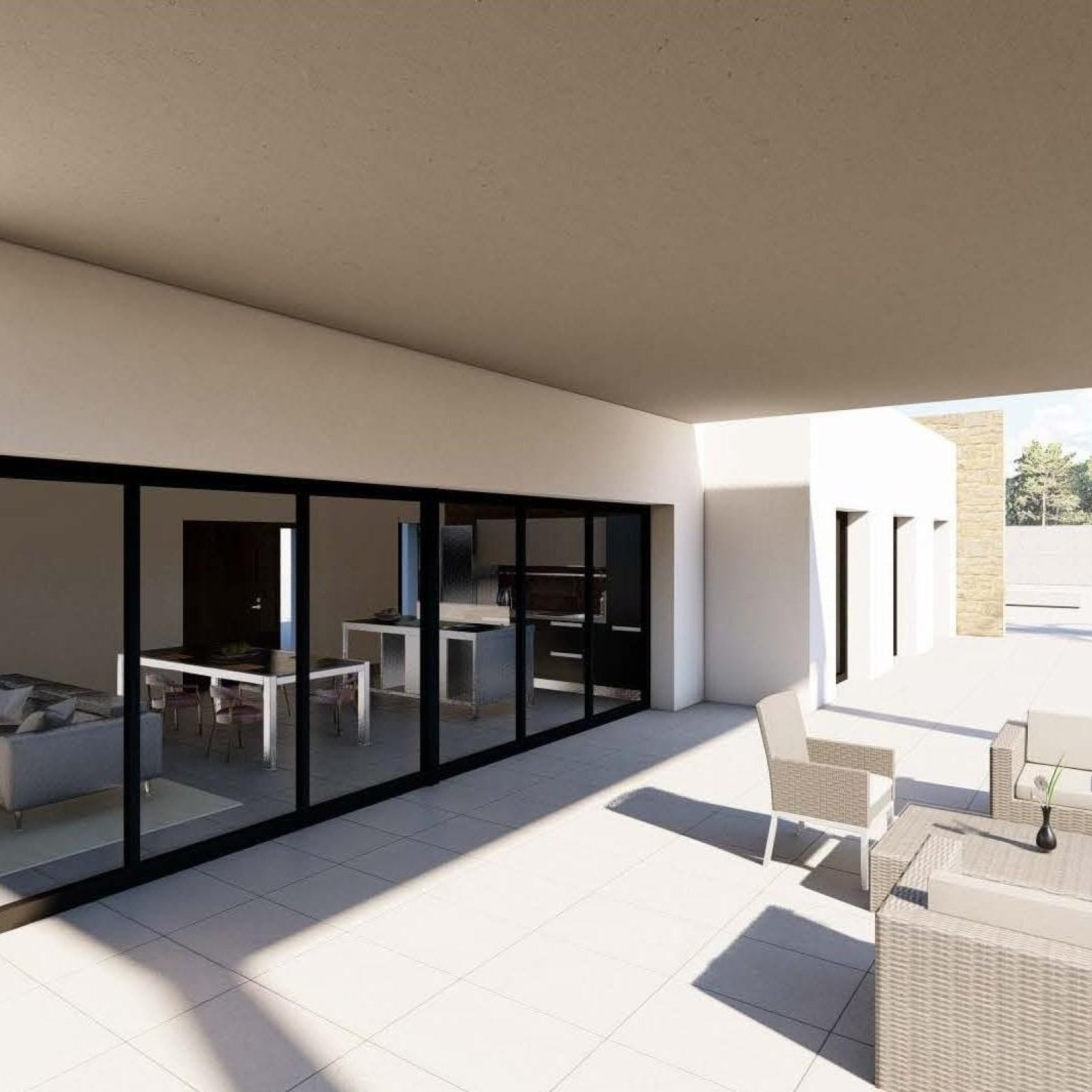 Moderne nieuwbouwwoning op een groot rustiek perceel in de buurt van Pinoso-9