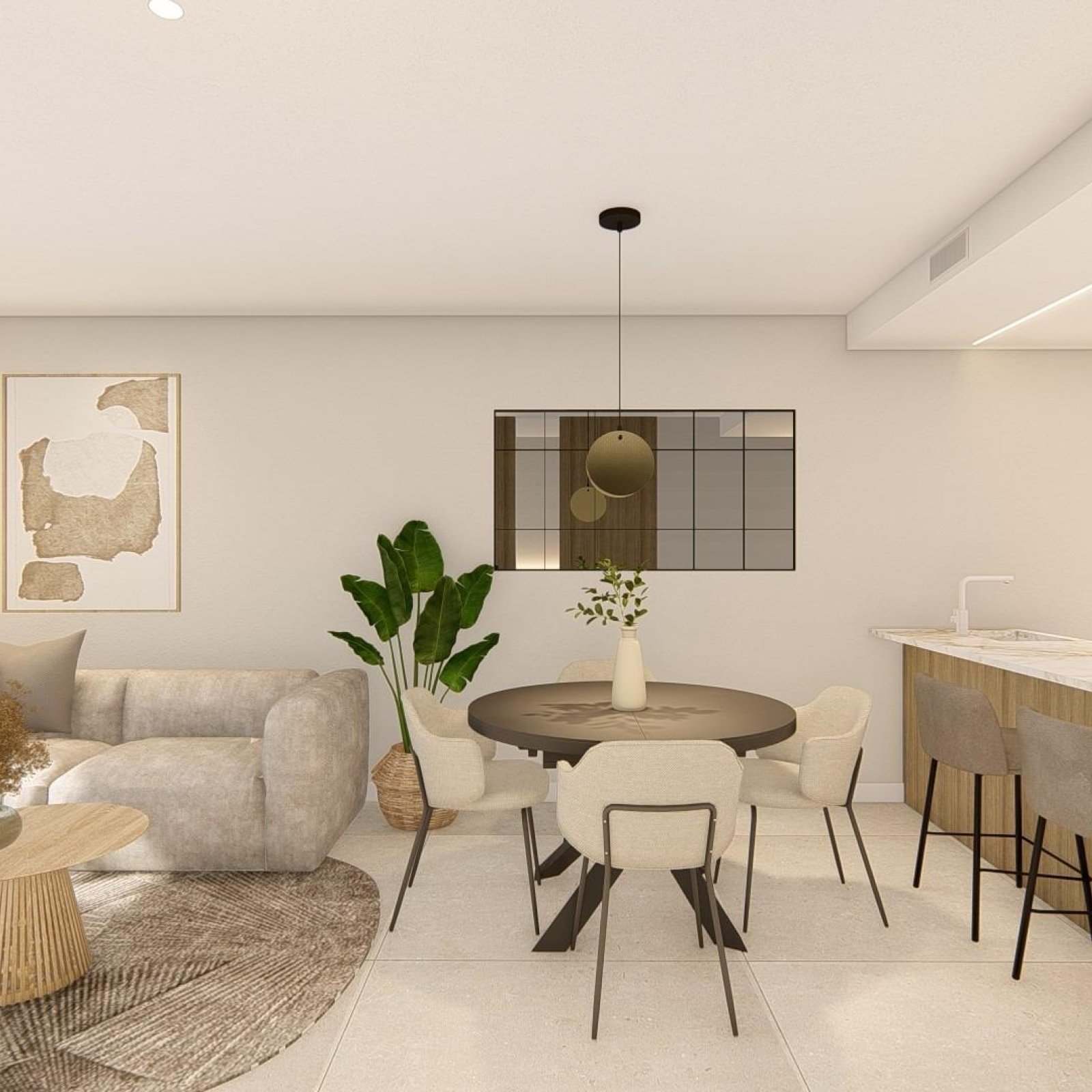 Nieuwbouw resortappartementen bij La Serena Golf-Los Alcazares vlakbij het strand-16