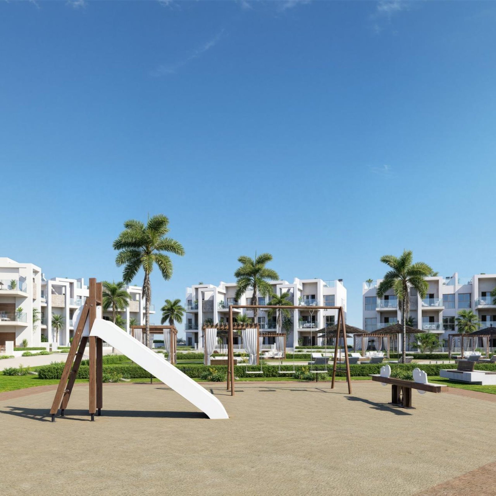 Nieuwbouw resortappartementen bij La Serena Golf-Los Alcazares vlakbij het strand-7
