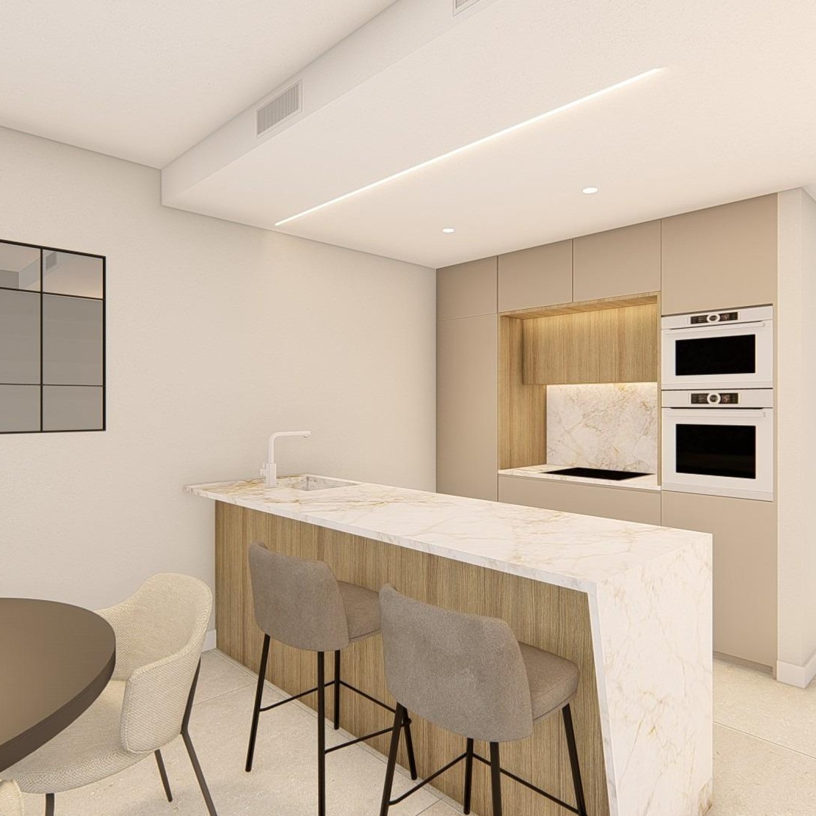 Nieuwbouw resortappartementen bij La Serena Golf-Los Alcazares vlakbij het strand-19