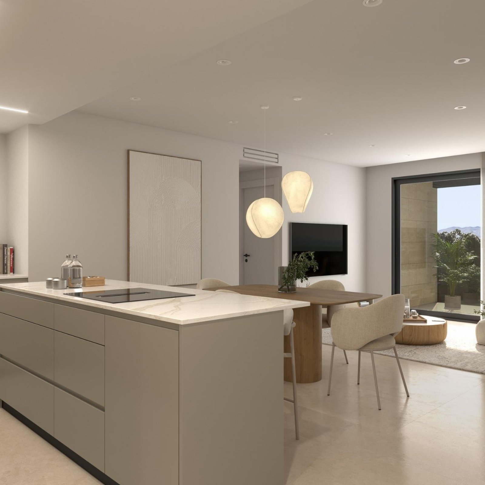 Nieuwbouwappartementen te koop in Catral Alicante met zwembad op het dak-4