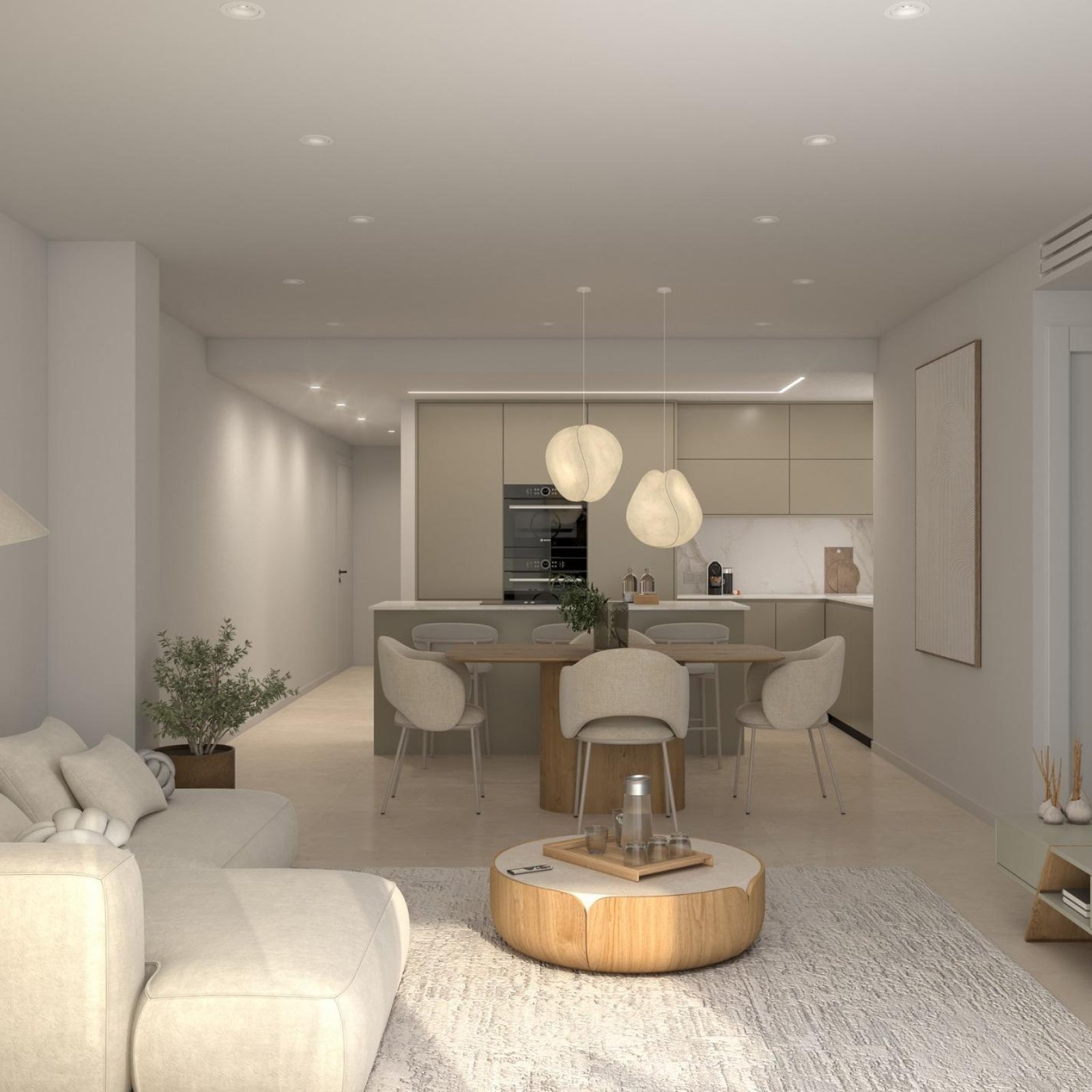 Nieuwbouwappartementen te koop in Catral Alicante met zwembad op het dak-3