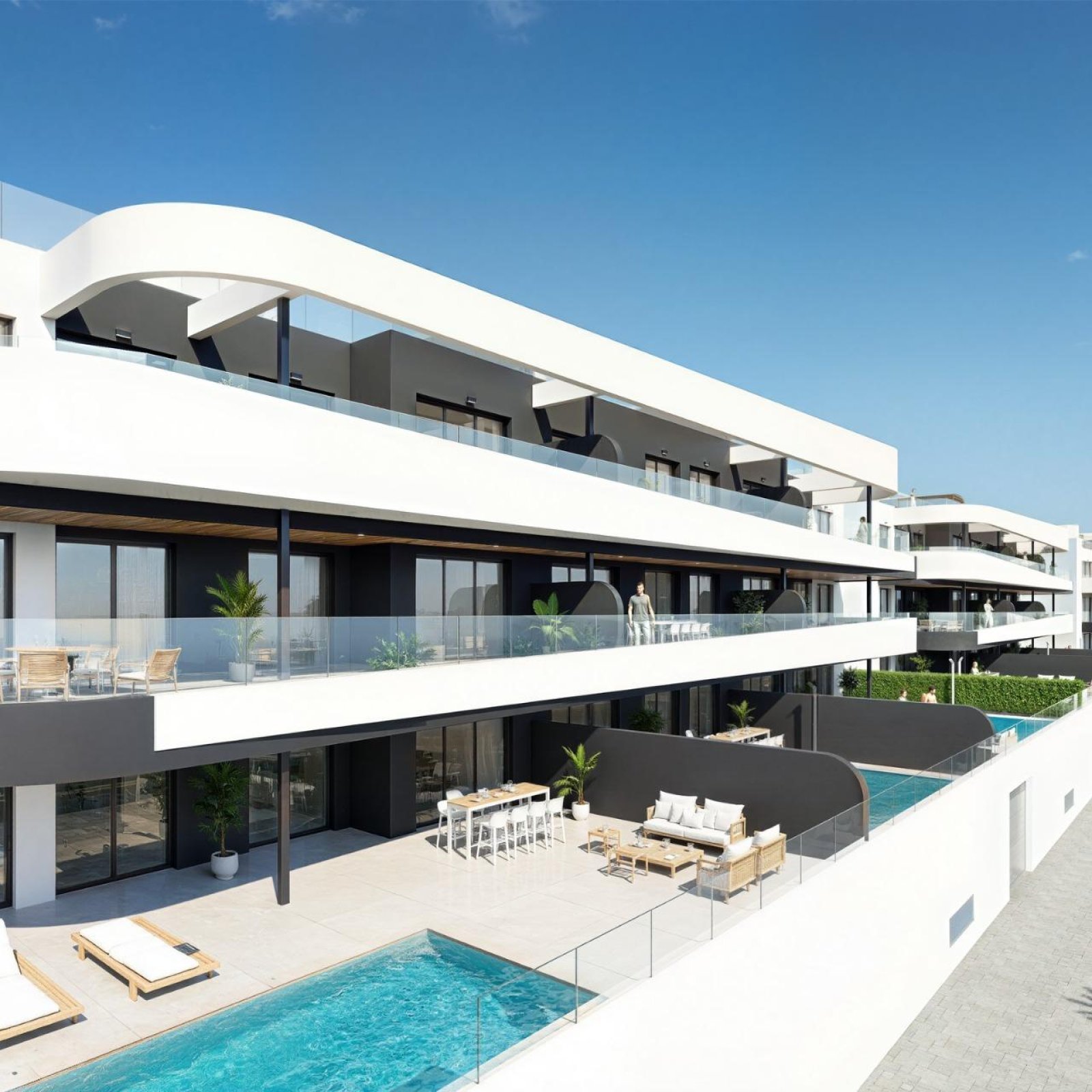 Nieuwbouwappartementen en -villa’s direct aan de golfbaan in La Serena Golf, Los Alcázares-12