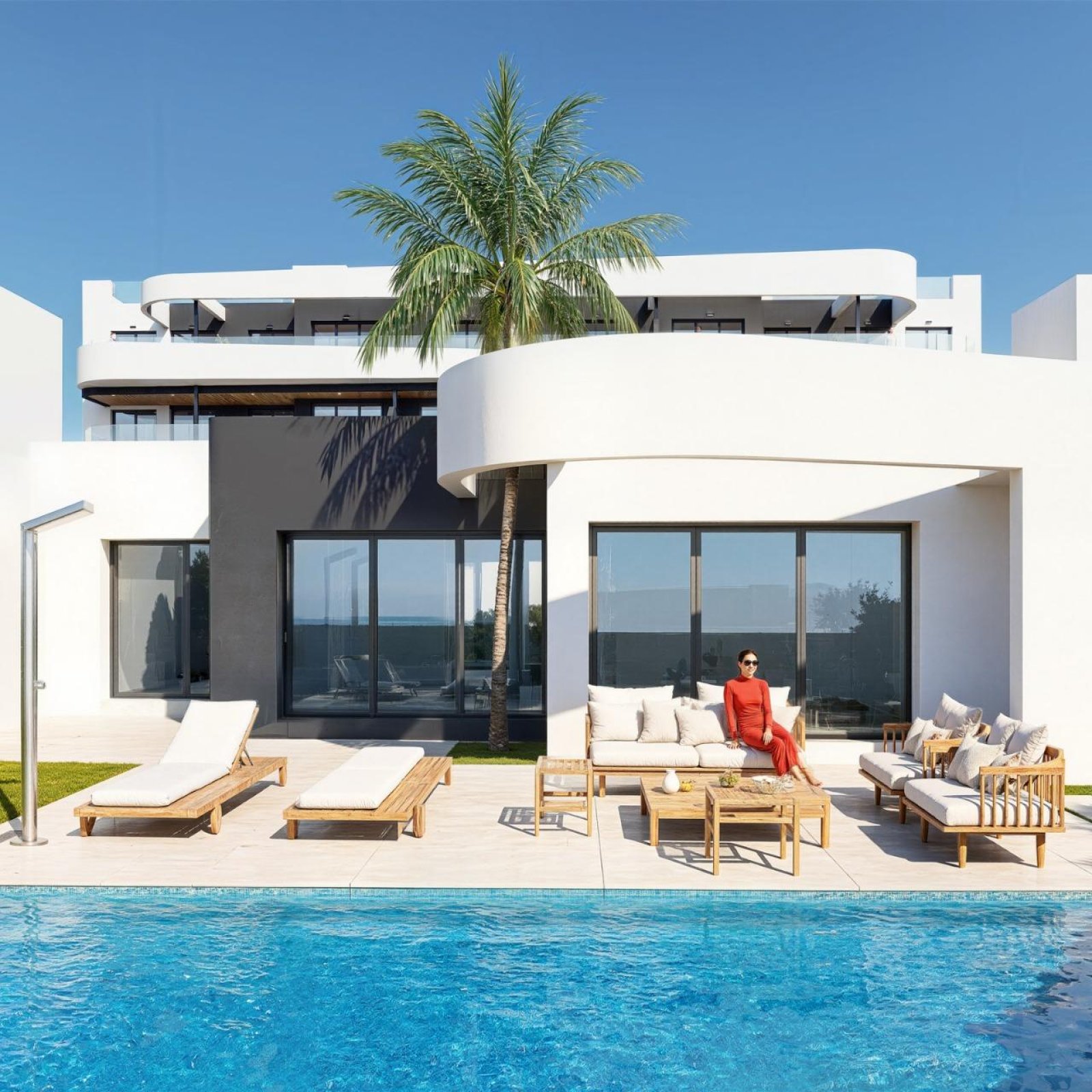 Nieuwbouwappartementen en -villa’s direct aan de golfbaan in La Serena Golf, Los Alcázares-16