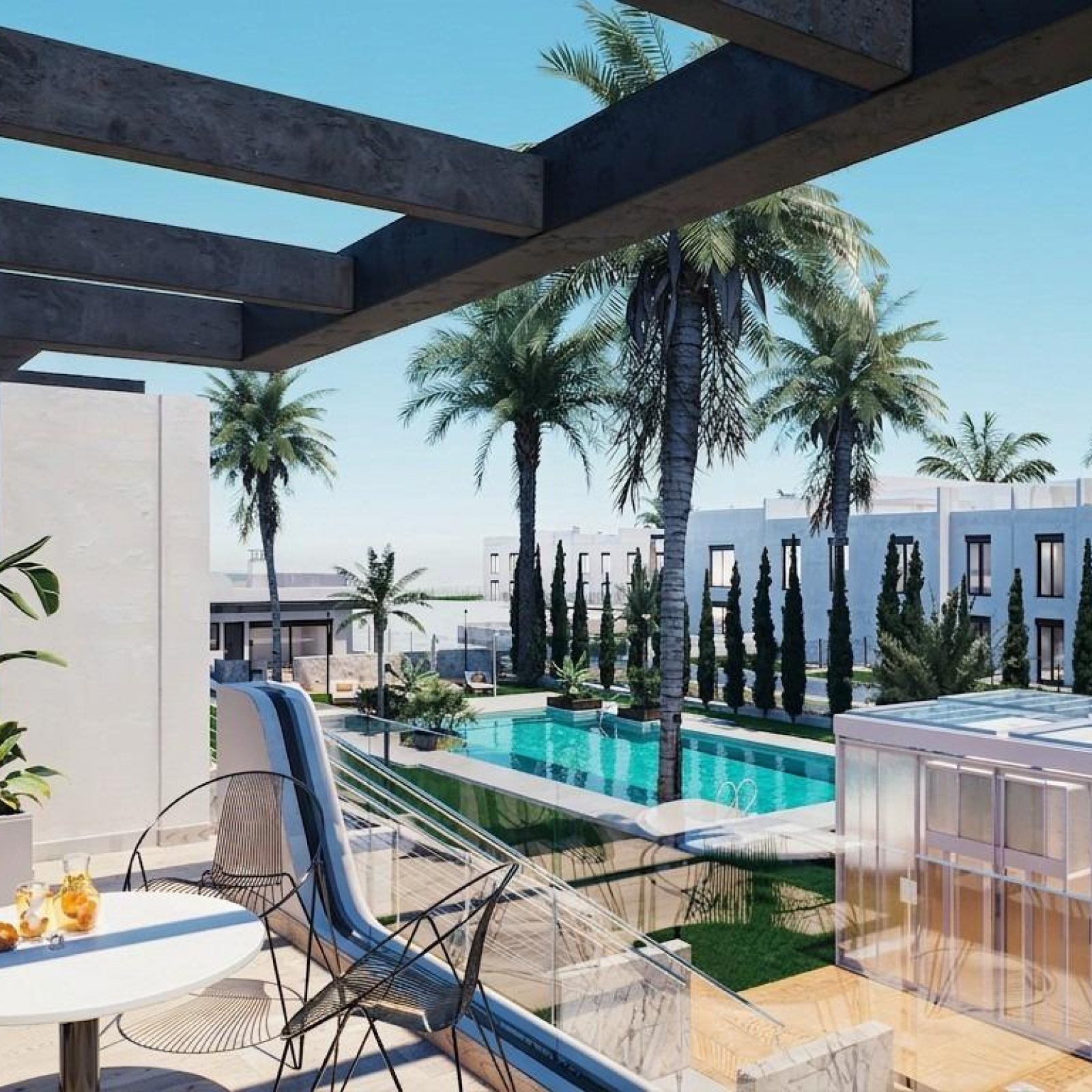 Nieuwbouwwoningen met tuin of solarium vlakbij het strand in Pilar de la Horadada-3