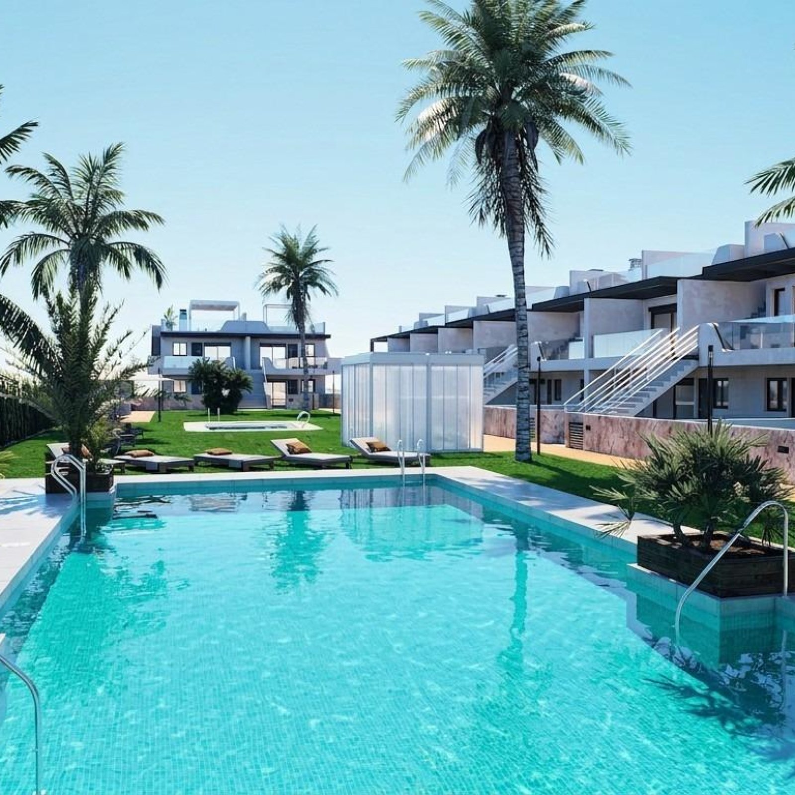 Nieuwbouwwoningen met tuin of solarium vlakbij het strand in Pilar de la Horadada-3