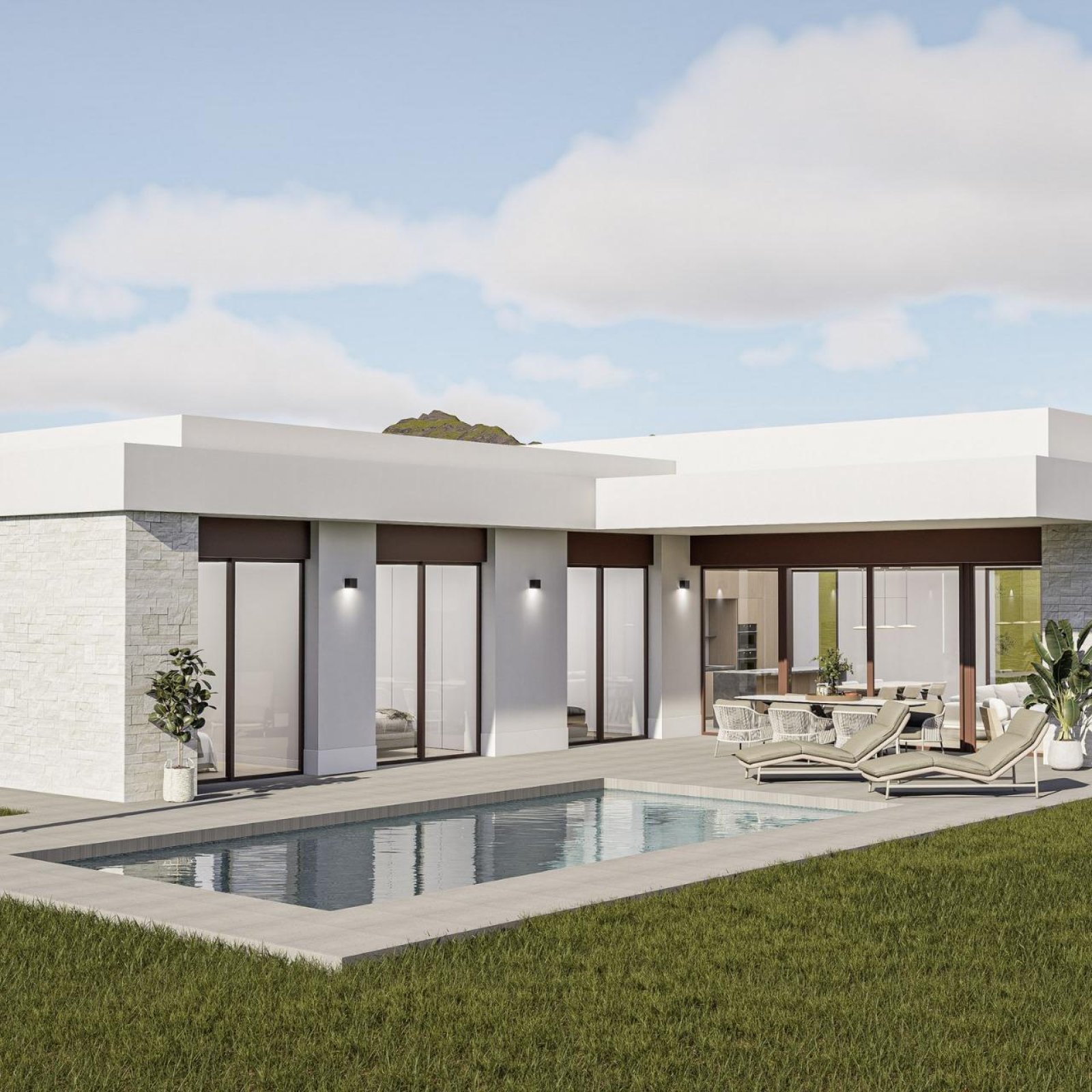 Op maat gebouwde nieuwe villa’s in Pinoso (Alicante): ruime woningen in een natuurlijke omgeving-1