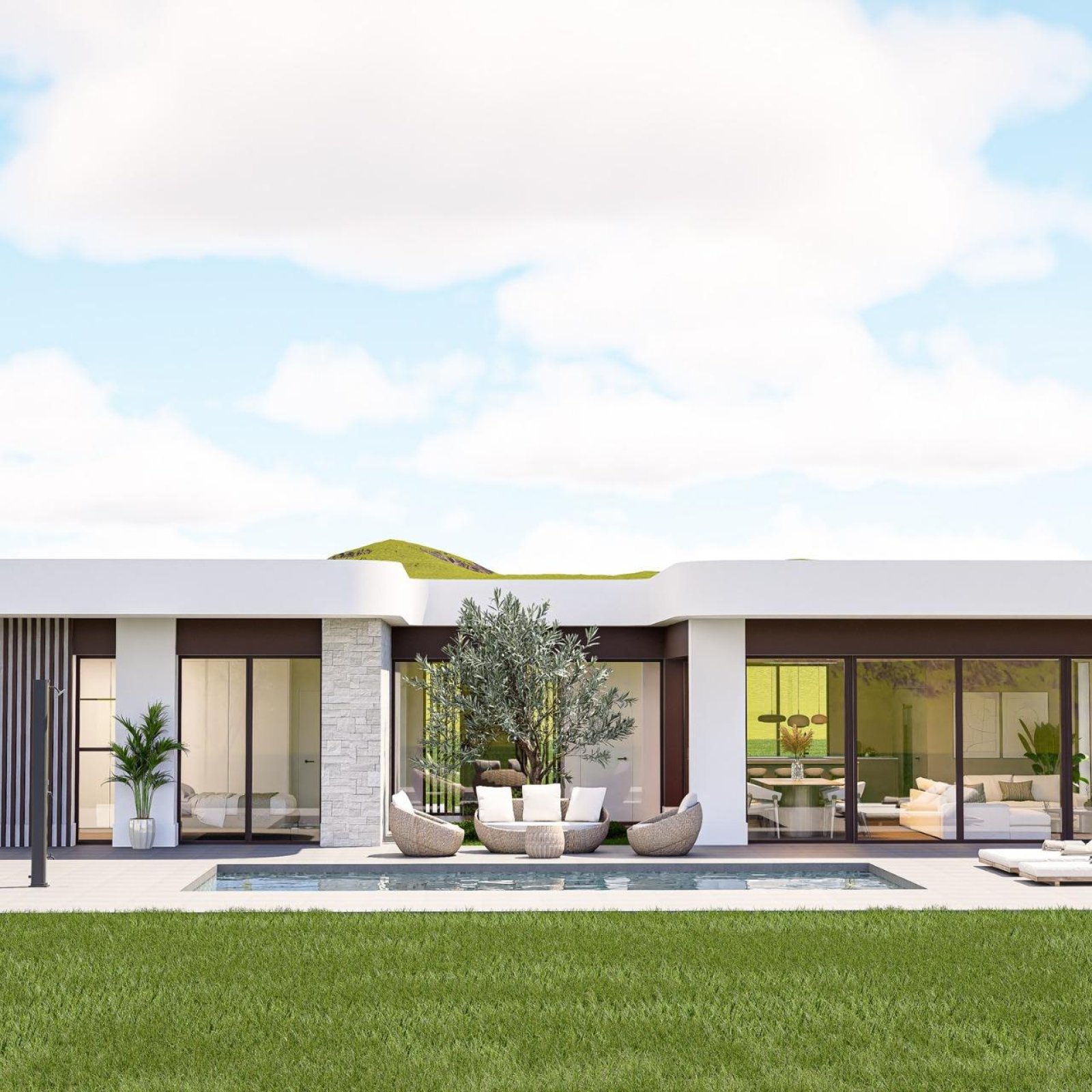 Op maat gebouwde nieuwe villa’s in Pinoso (Alicante): ruime woningen in een natuurlijke omgeving-1