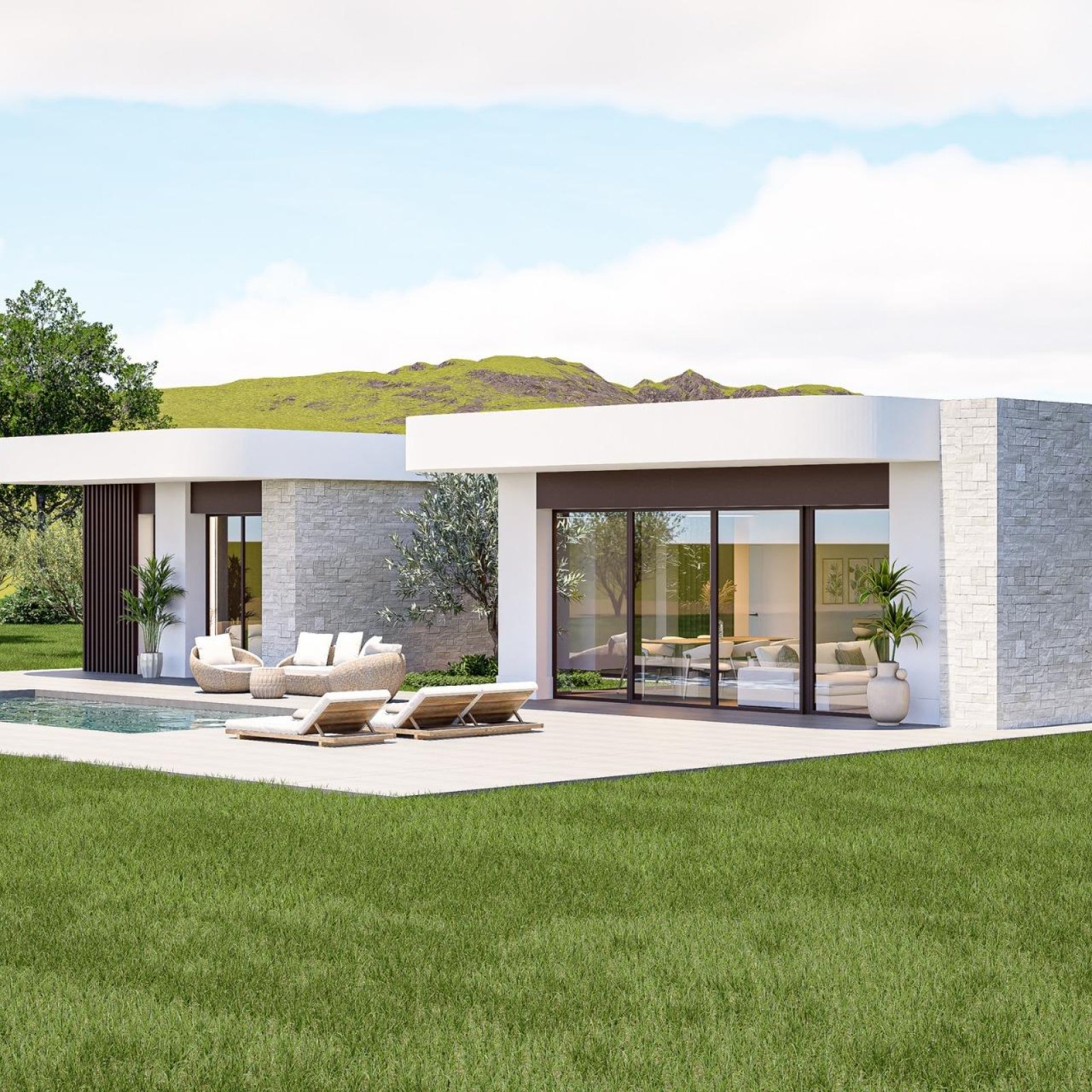 Op maat gebouwde nieuwe villa’s in Pinoso (Alicante): ruime woningen in een natuurlijke omgeving-2