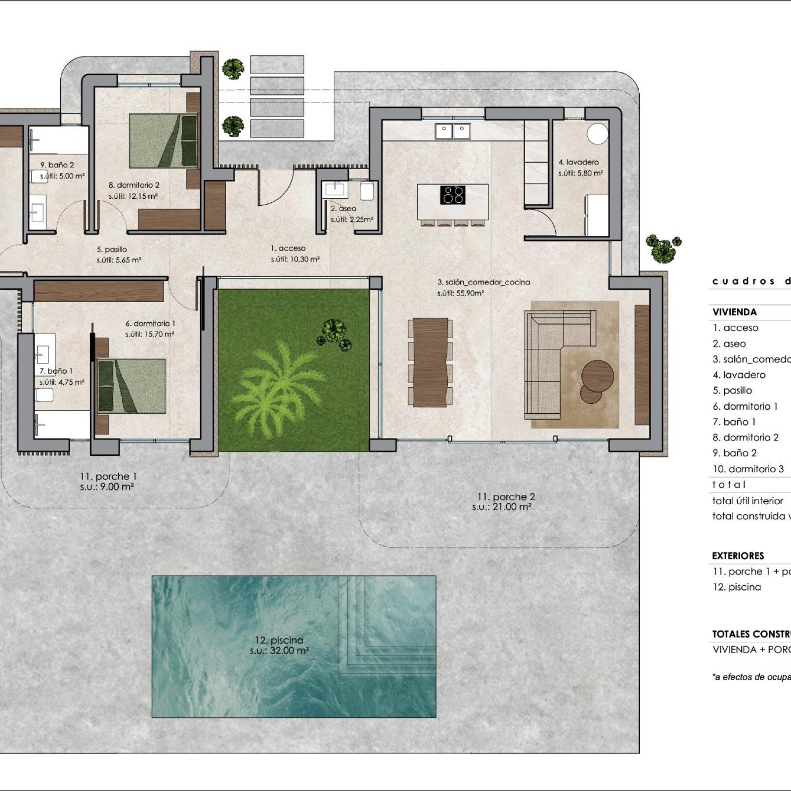 Op maat gebouwde nieuwe villa’s in Pinoso (Alicante): ruime woningen in een natuurlijke omgeving-21
