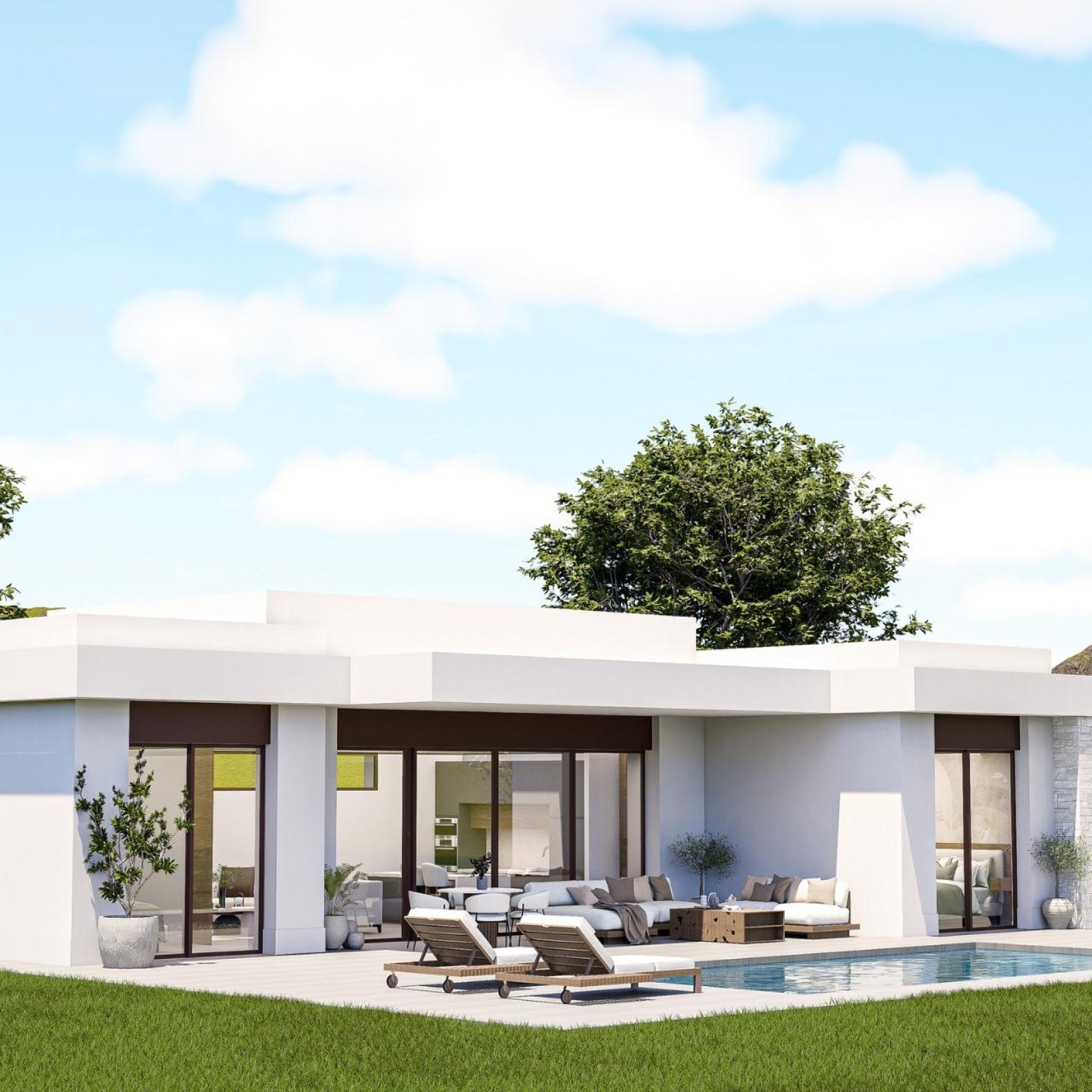 Op maat gebouwde nieuwe villa’s in Pinoso (Alicante): ruime woningen in een natuurlijke omgeving-1