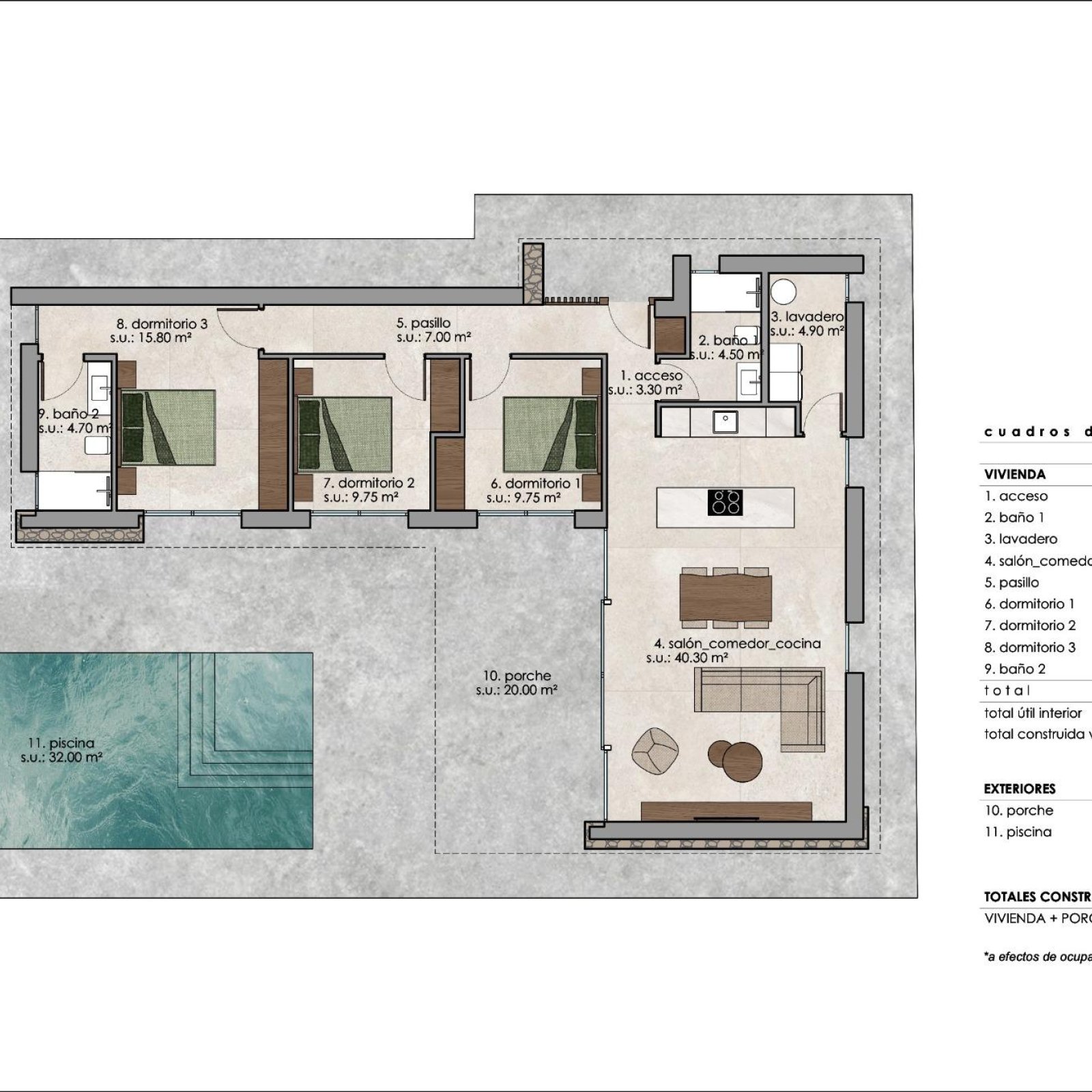 Op maat gebouwde nieuwe villa’s in Pinoso (Alicante): ruime woningen in een natuurlijke omgeving-21