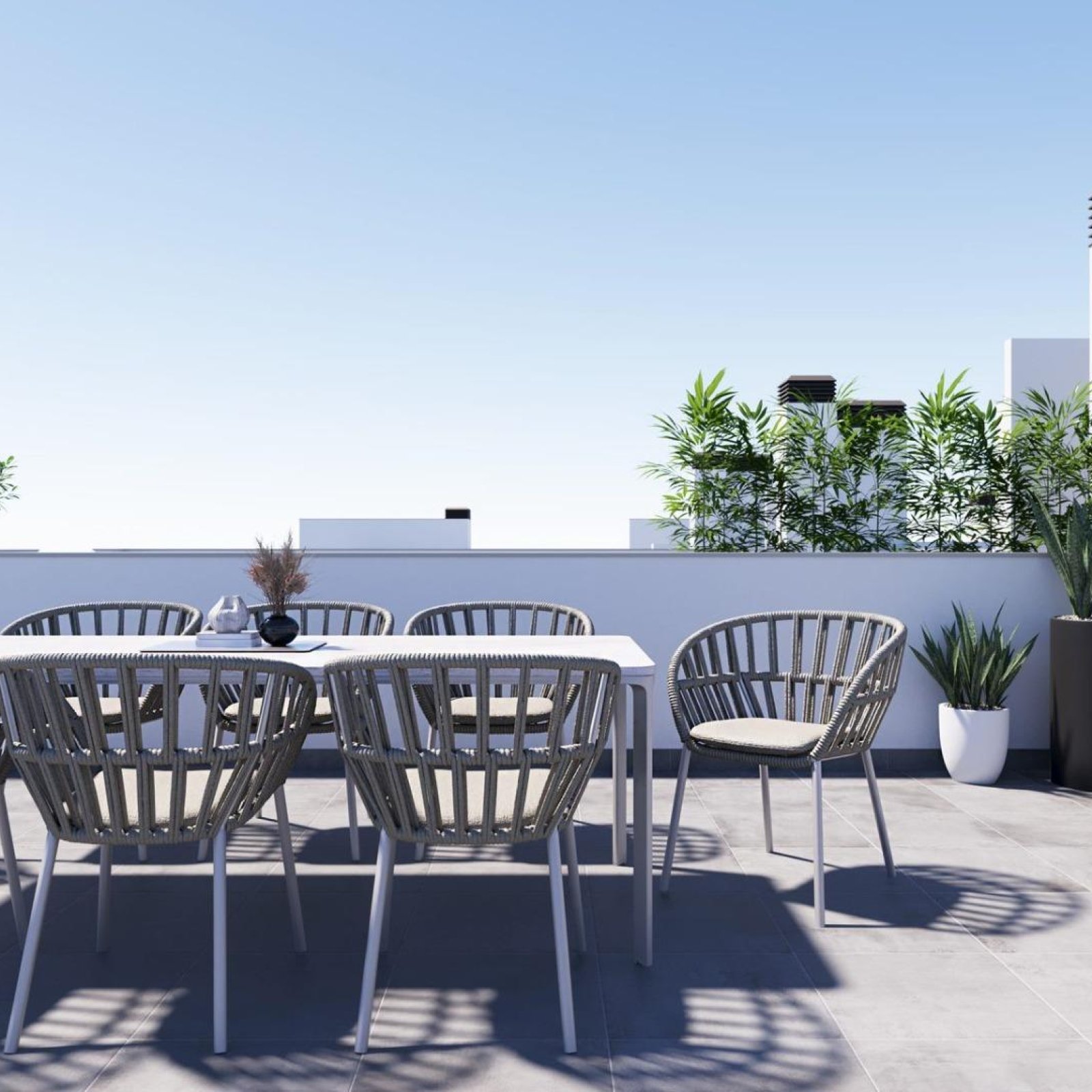 Moderne, nieuw gebouwde halfvrijstaande en rijwoningen met privézwembad in El Alba Resort-Torre Pacheco-5