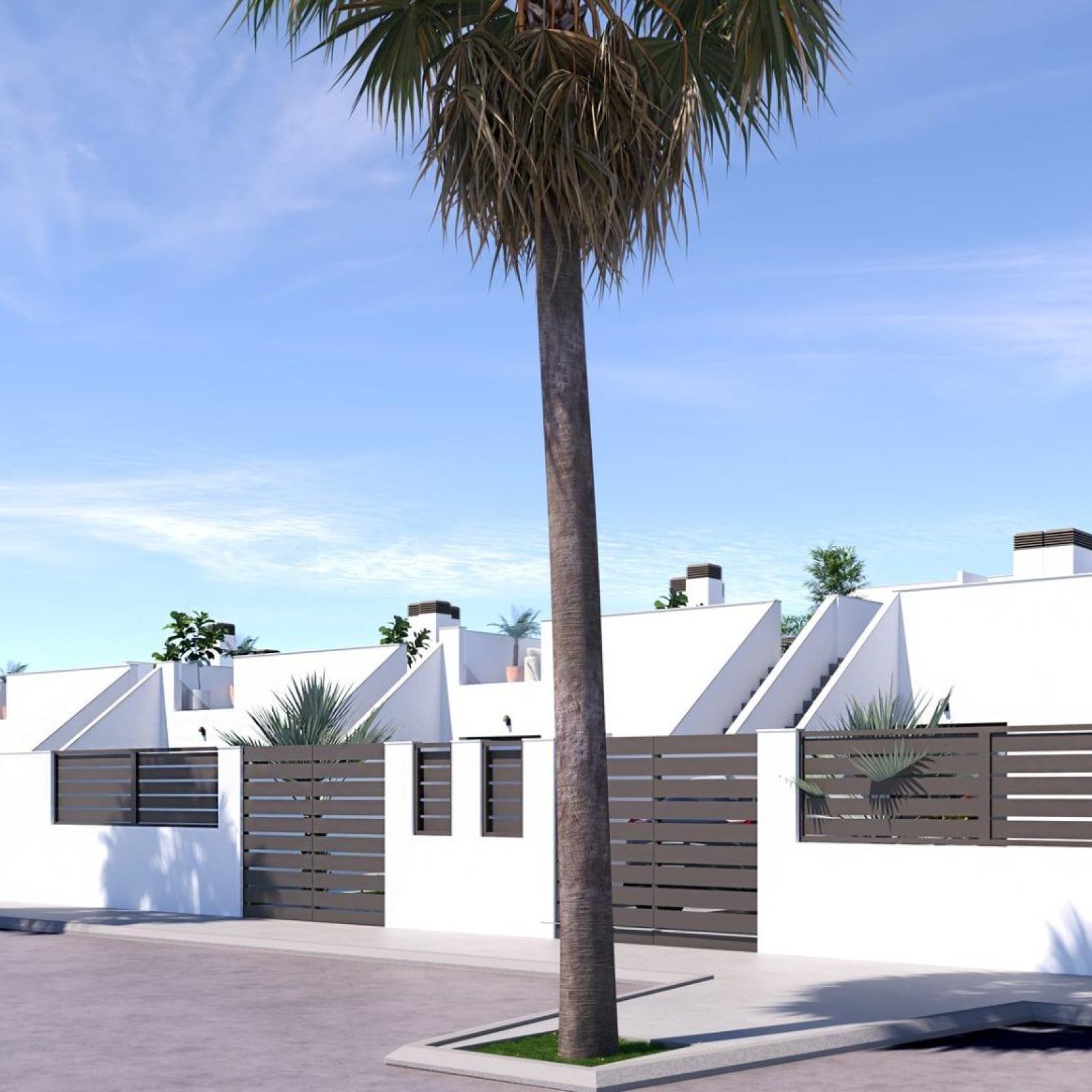 Moderne, nieuw gebouwde halfvrijstaande en rijwoningen met privézwembad in El Alba Resort-Torre Pacheco-15